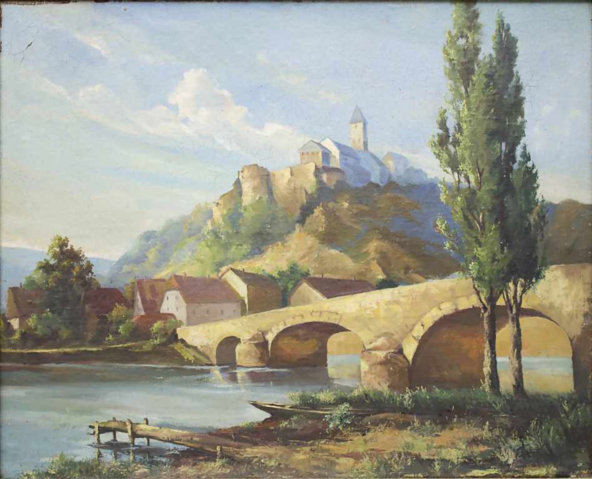 Ernst Bruggemann (1886-1971), 'Landschaft mit Steinbrücke' / 'A landscape with stone bridge'Technik: