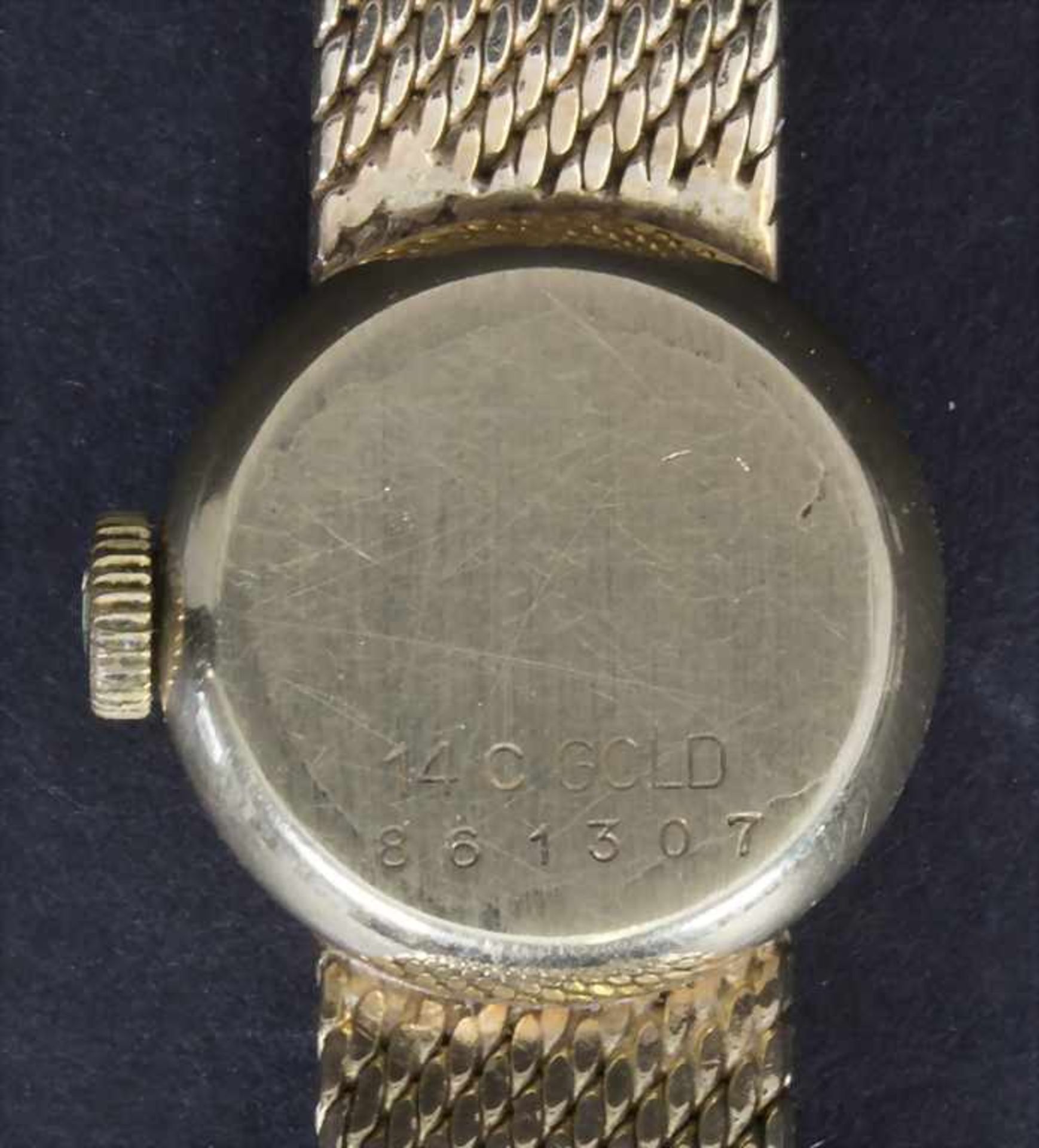 Damenuhren / A ladies wrist watch, Dugena, um 1960Material: GG 585/000,Werk: Handaufzug,Zifferblatt: - Image 4 of 4