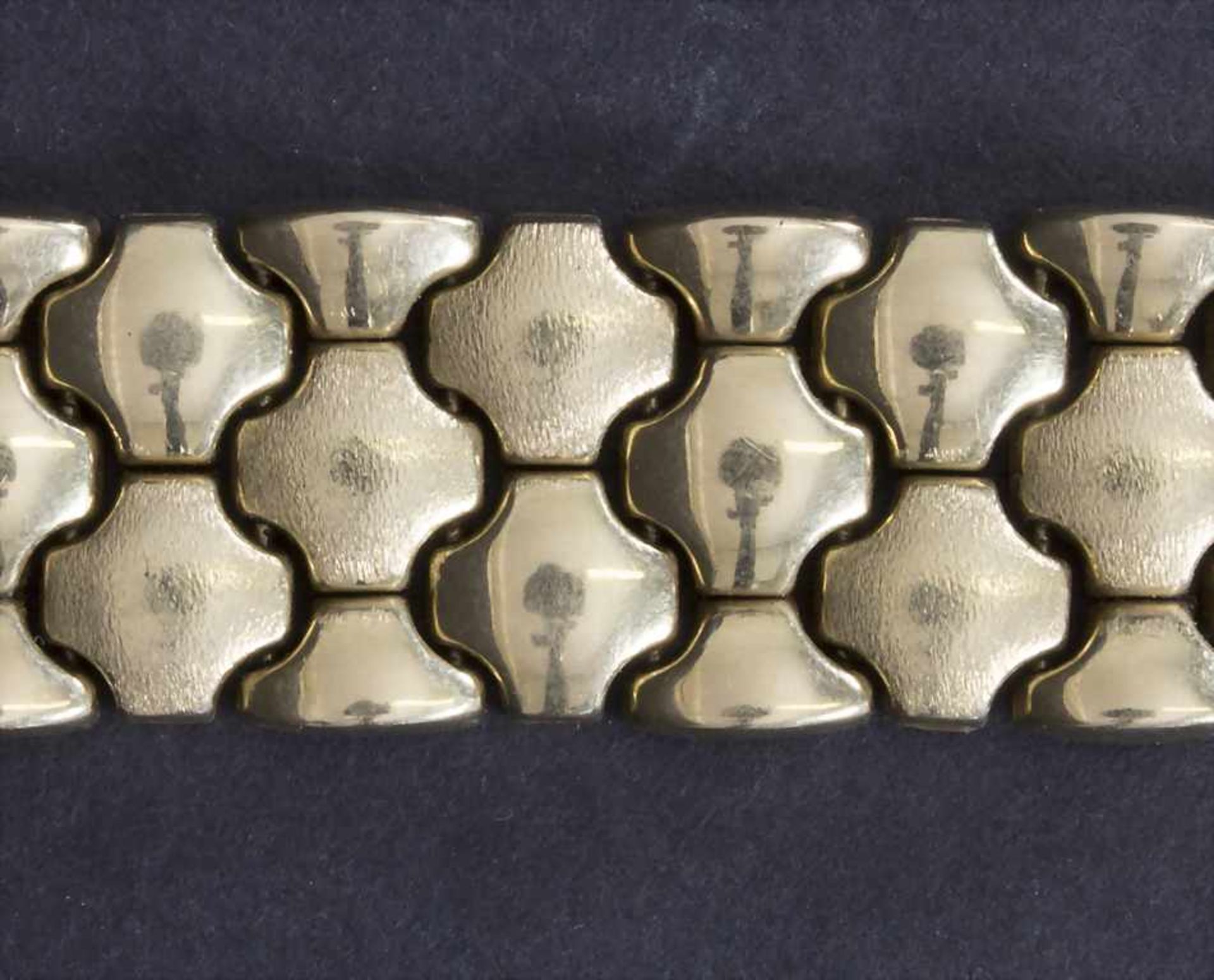Goldarmband / A gold braceletMaterial: Gelbgold 585/000 14 Kt, Länge: 20,5 cm,Gewicht: 34,7 g, - Image 3 of 3