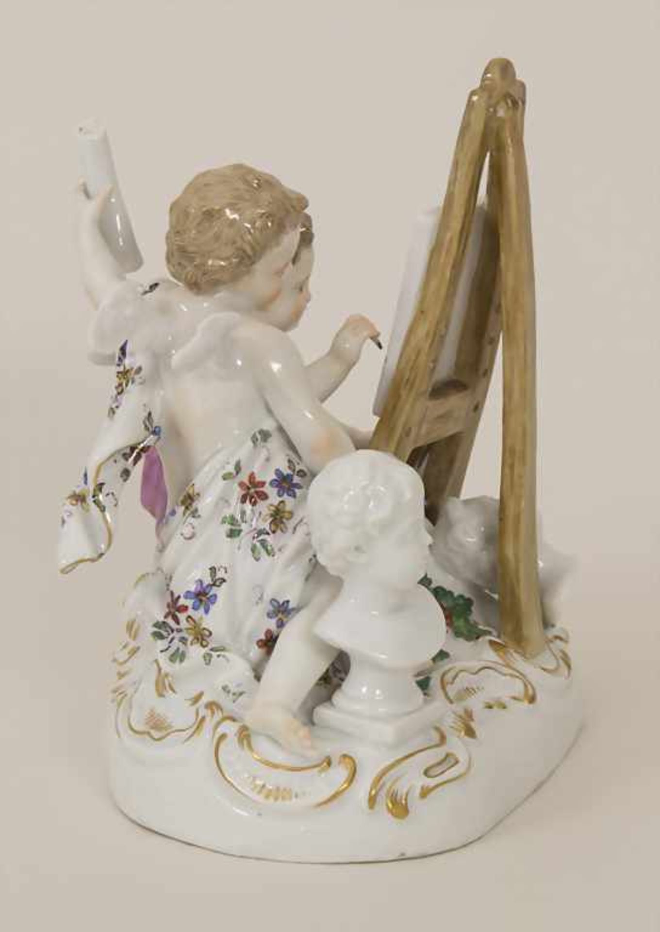 Allegorie auf die bildenden Künste / A figural group 'The Allegory of the fine Arts', Meissen, Mitte - Bild 3 aus 7