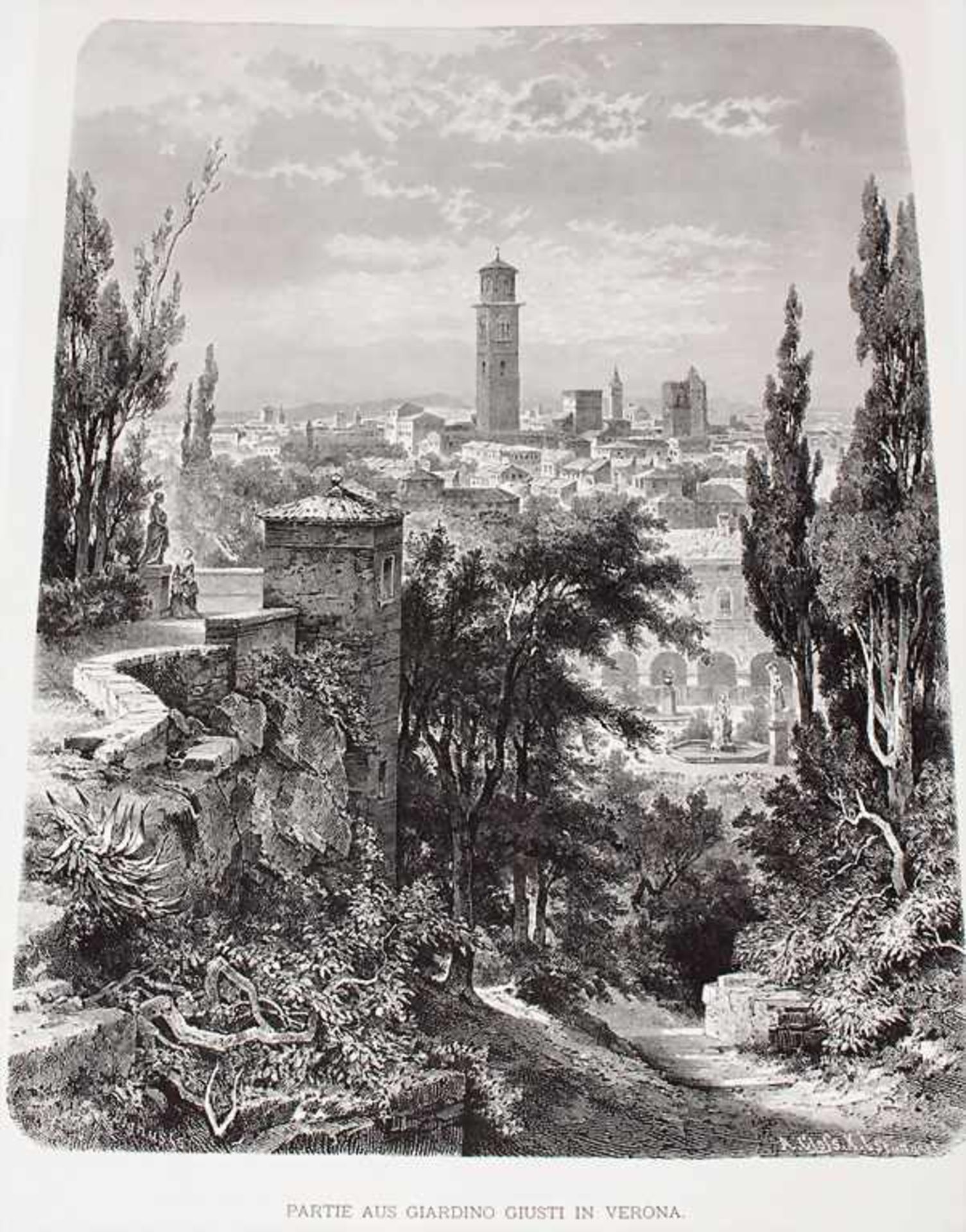 Stieler / Paulus / Kaden: 'Italien', 1876Untertitel: Eine Wanderung von den Alpen bis zum Aetna', - Bild 5 aus 7