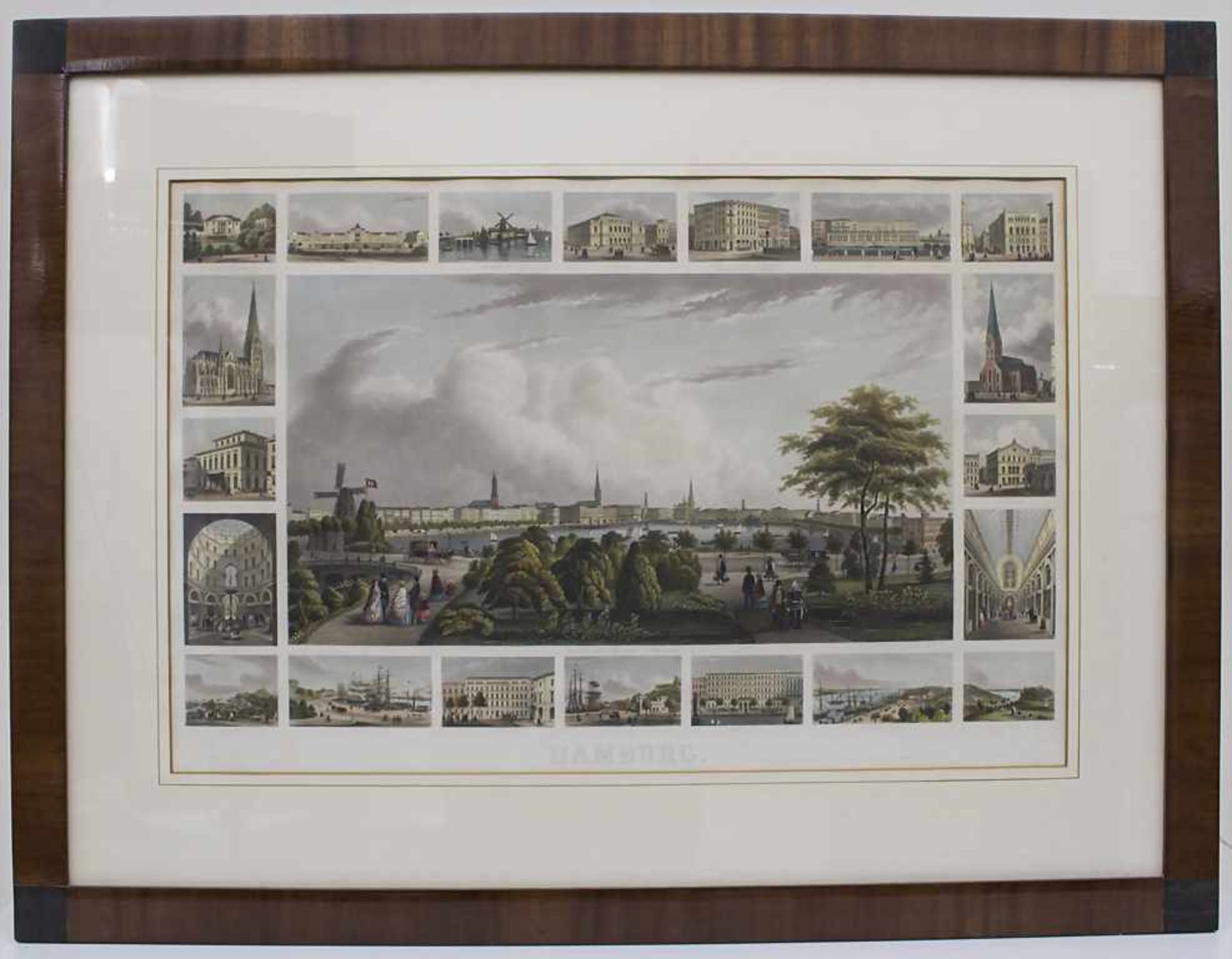 J. Gray (19. Jh.), Historische Ansichten Hamburgs / Historic views of HamburgDarstellung: Hauptbild: - Image 2 of 4