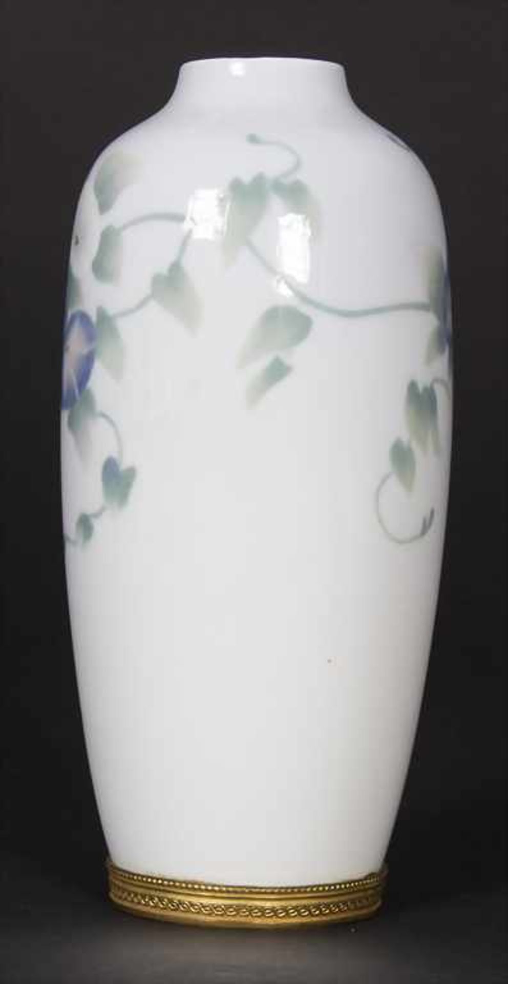 Jugendstil Vase mit Prunkwinde / An Art Nouveau vase with Morning Glory flowers, Metzler & - Image 2 of 7