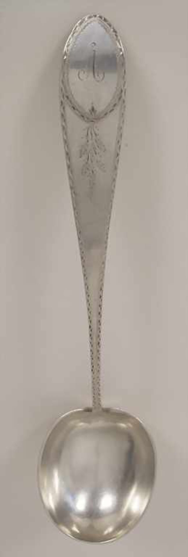 Louis XVI Kelle / A Louis-seize silver ladle, Lund (Malmö), um 1780Material: Silber 13 Lot,