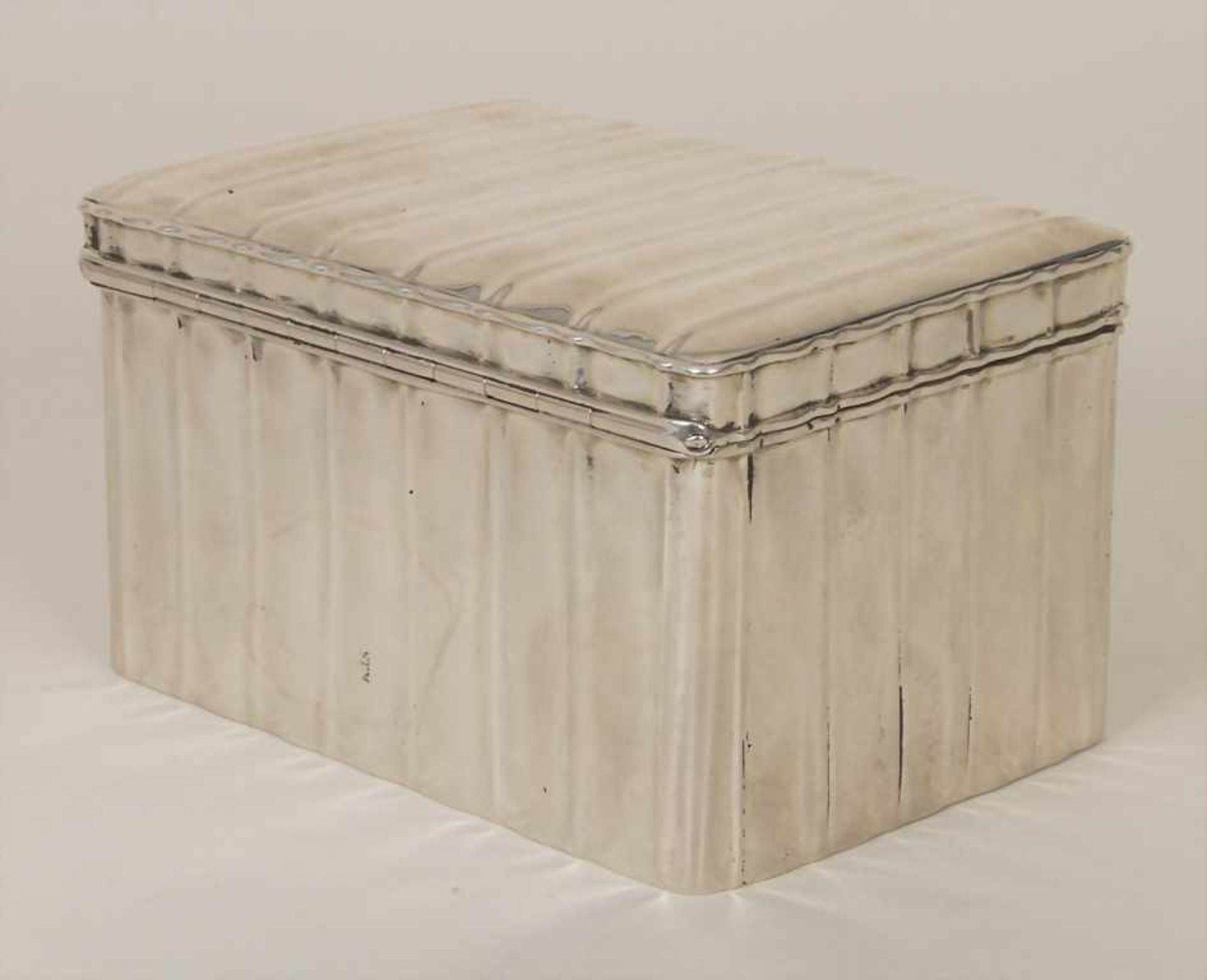Zuckerdose / A silver sugar box, Stefan Mayerhofer, Wien, um 1835Material: Silber 13 Lot,Marke: - Image 3 of 6