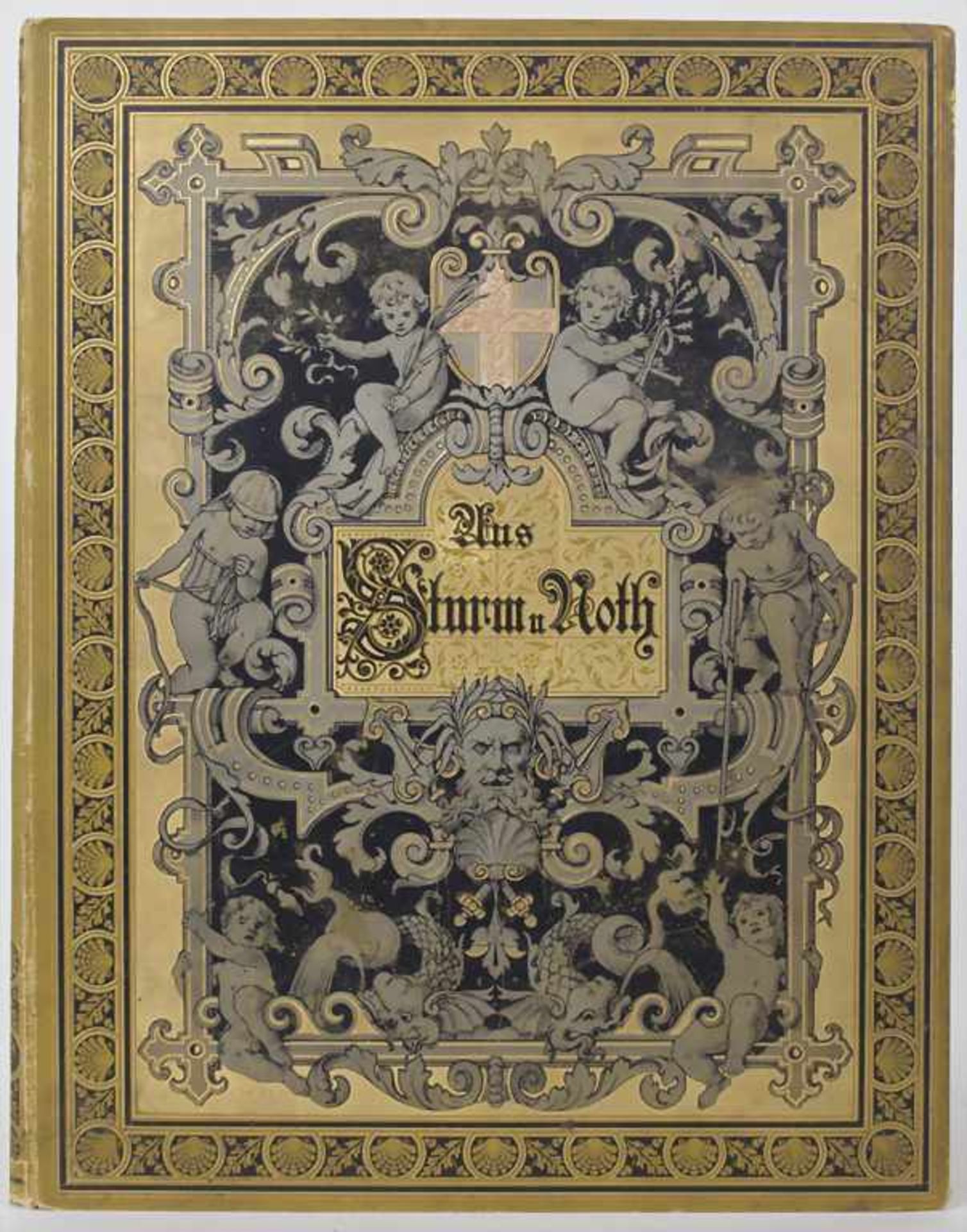 Bildband 'Aus Sturm und Not' / An illustrated book, 1881Titel: 'Aus Sturm und Noth',Herausgeber: