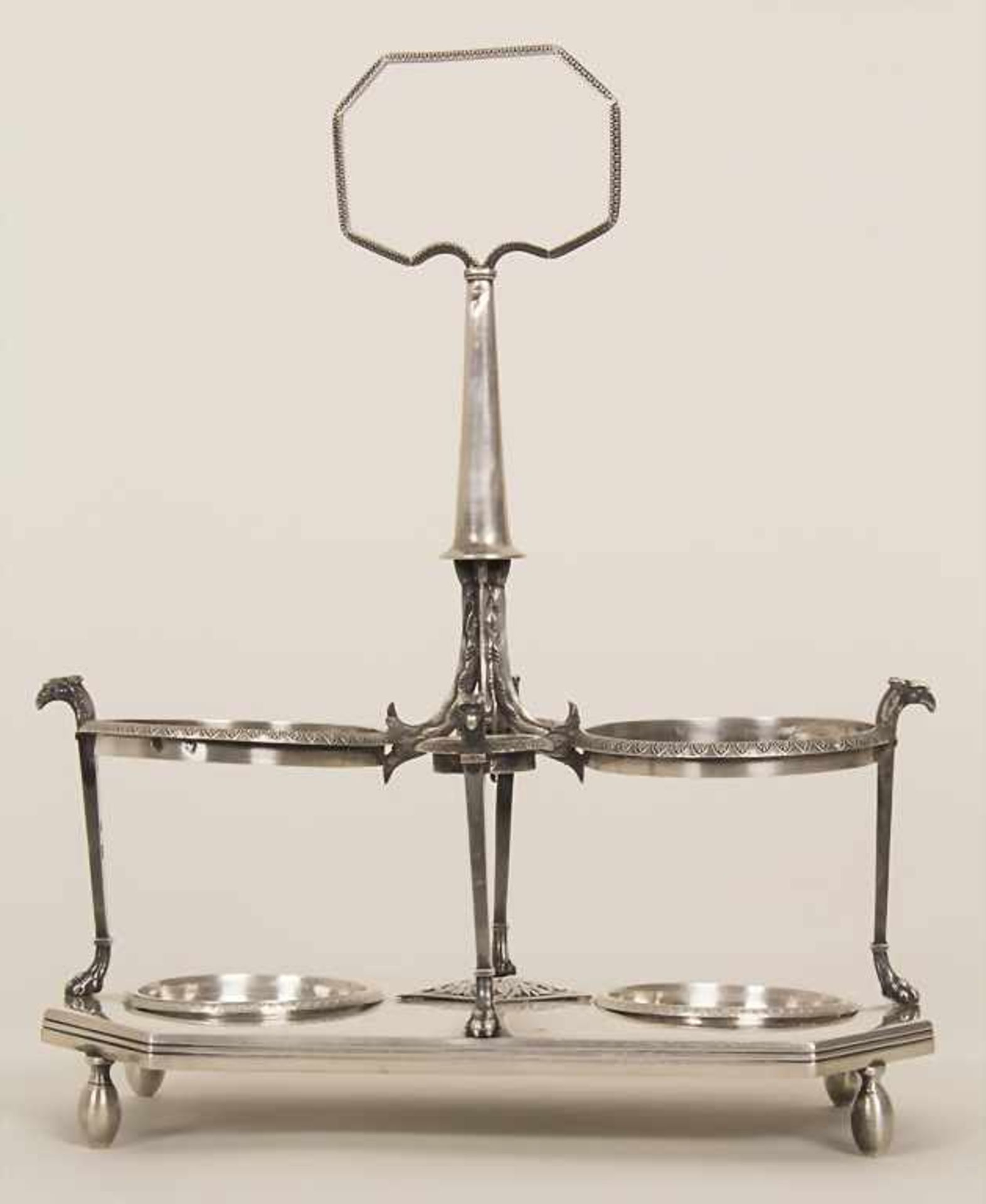 Empire-Menage / A silver cruet stand, Abel-Étienne Giroux, Paris, 1806Material: Silber 950, - Image 3 of 9