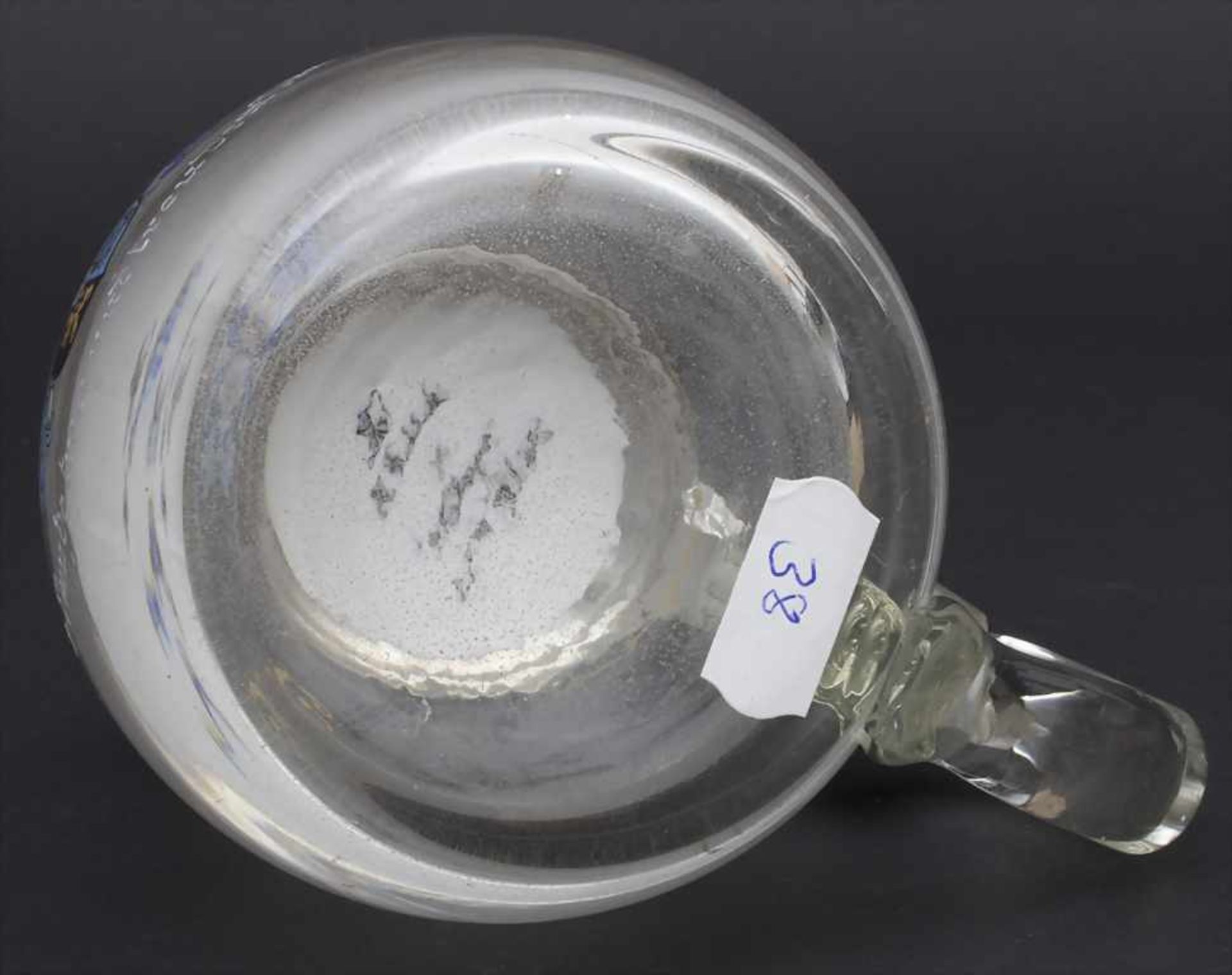 Studentenkrug, 0,5 L, wohl Heidelberg, 1902Material: farbloses Glas, Schauseite mit großem - Image 9 of 9