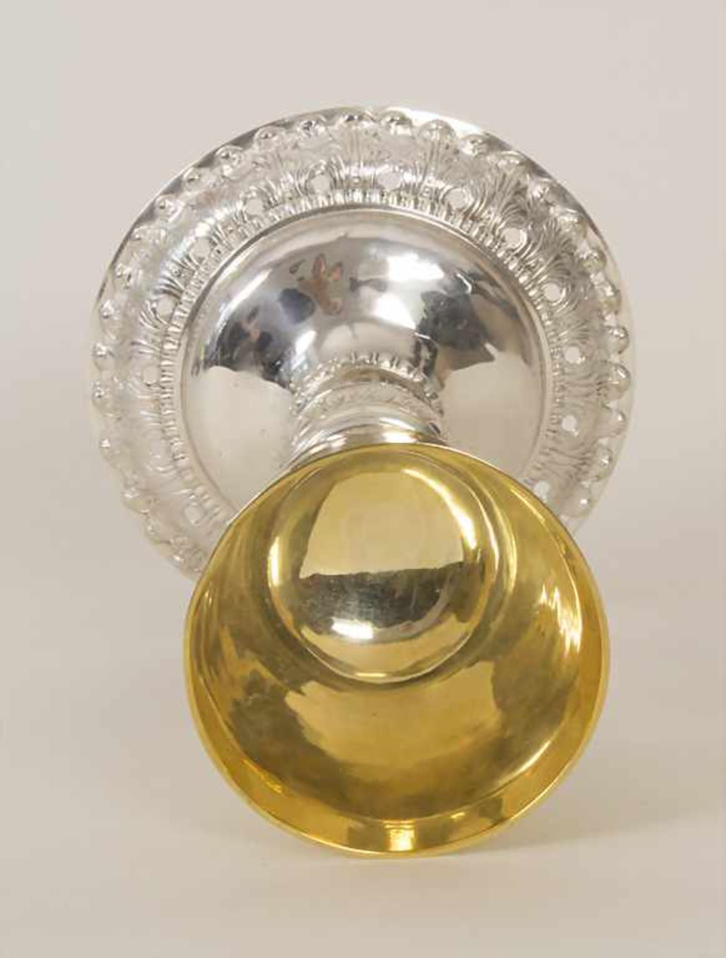 Messkelch / A silver chalice, Jean-Larget, Sedan 18. Jh.Material: Silber 950, Kuppa vergoldet, - Bild 2 aus 5