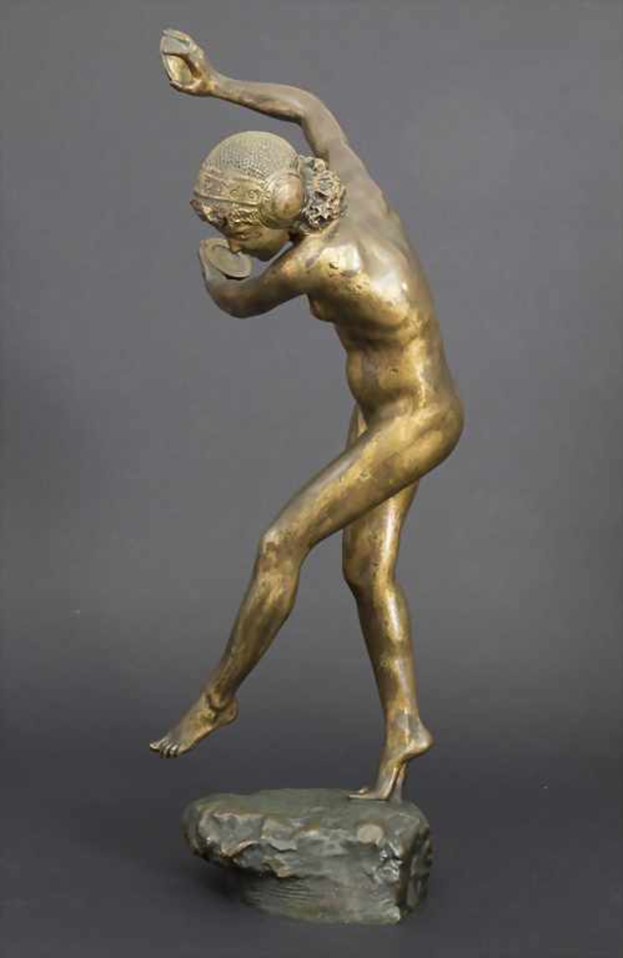 Jugendstil Tänzerin / An Art Nouveau Dancer, Laurence Dupuy, um 1910Material: Bronze, vergoldet,