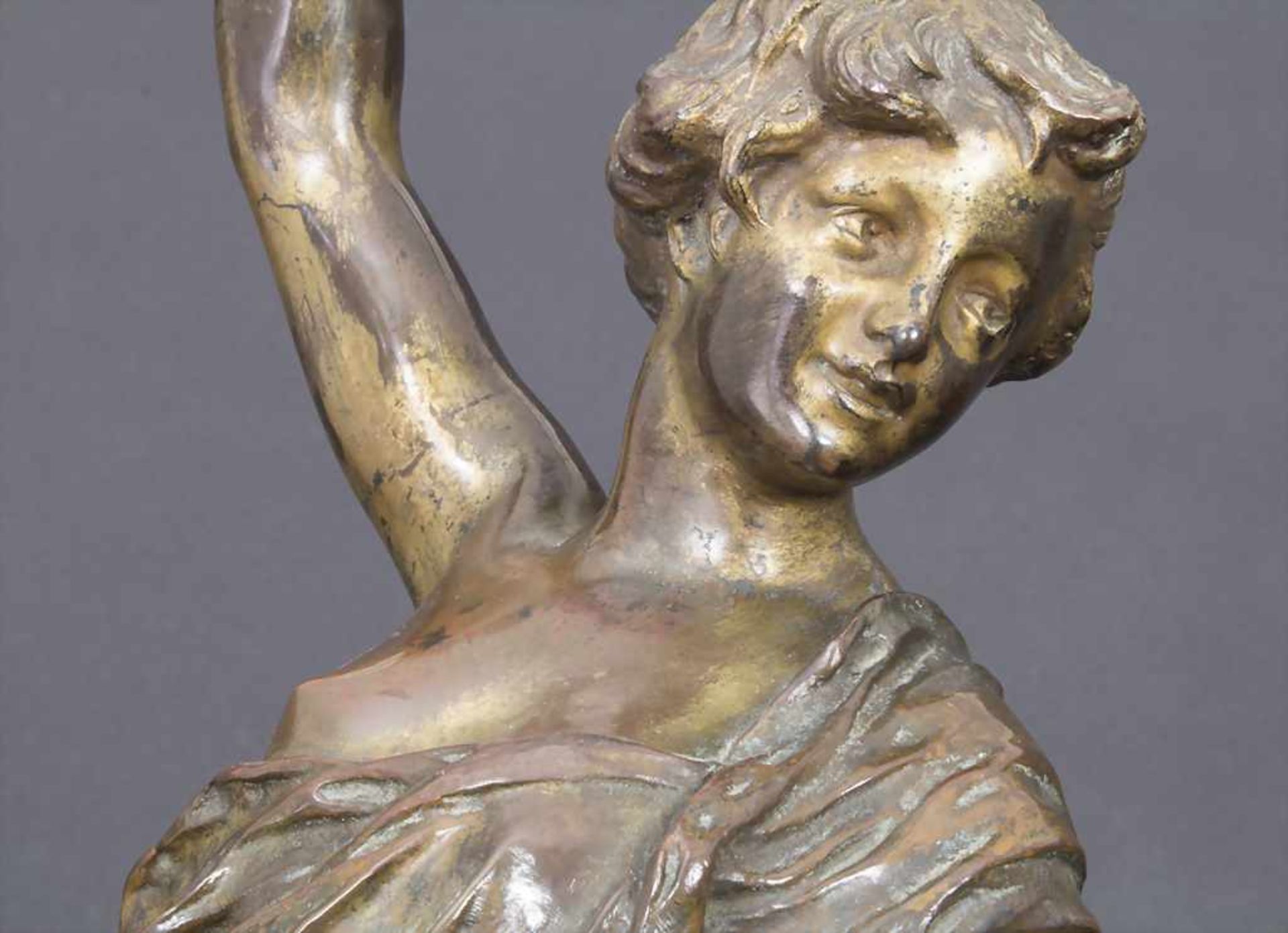 Der Tanz / The dance, Gustave Dussart (Lille 1875 -1952 Amiens)Material: Bronze, Reste von - Bild 7 aus 7