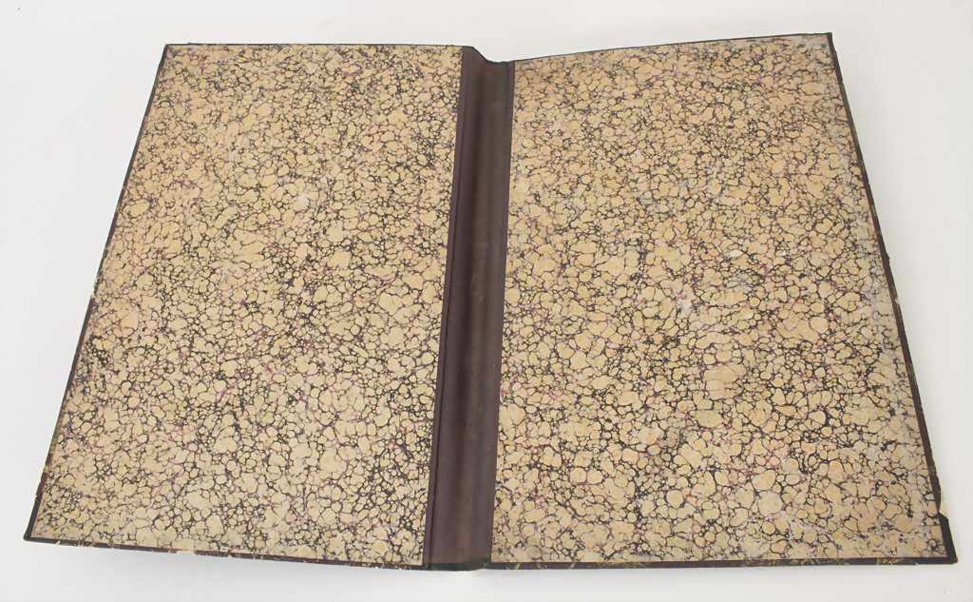 Dokumentenmappe / Document folder, Großherzogtum Hessen, um 1900Material: Dokumentenmappe, geprägter - Image 3 of 3