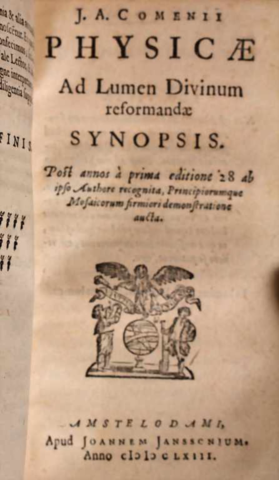 Ioannis Amos Comenius, Sammelband mit 4 Bänden, 1644-1663Bestehend aus den Bänden:Pansophiae - Image 5 of 5