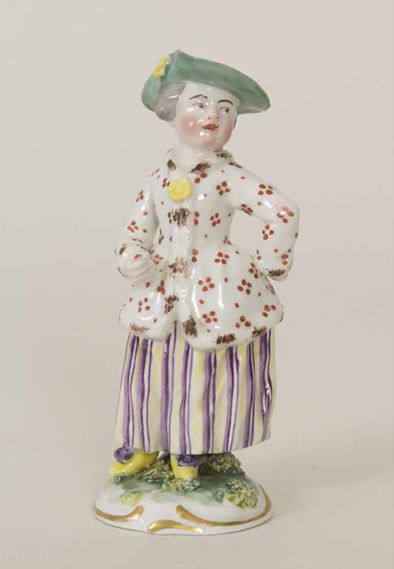 Mädchen / A girl, Frankenthal, 1782Material: Porzellan, glasiert und farbig staffiert,Marke: