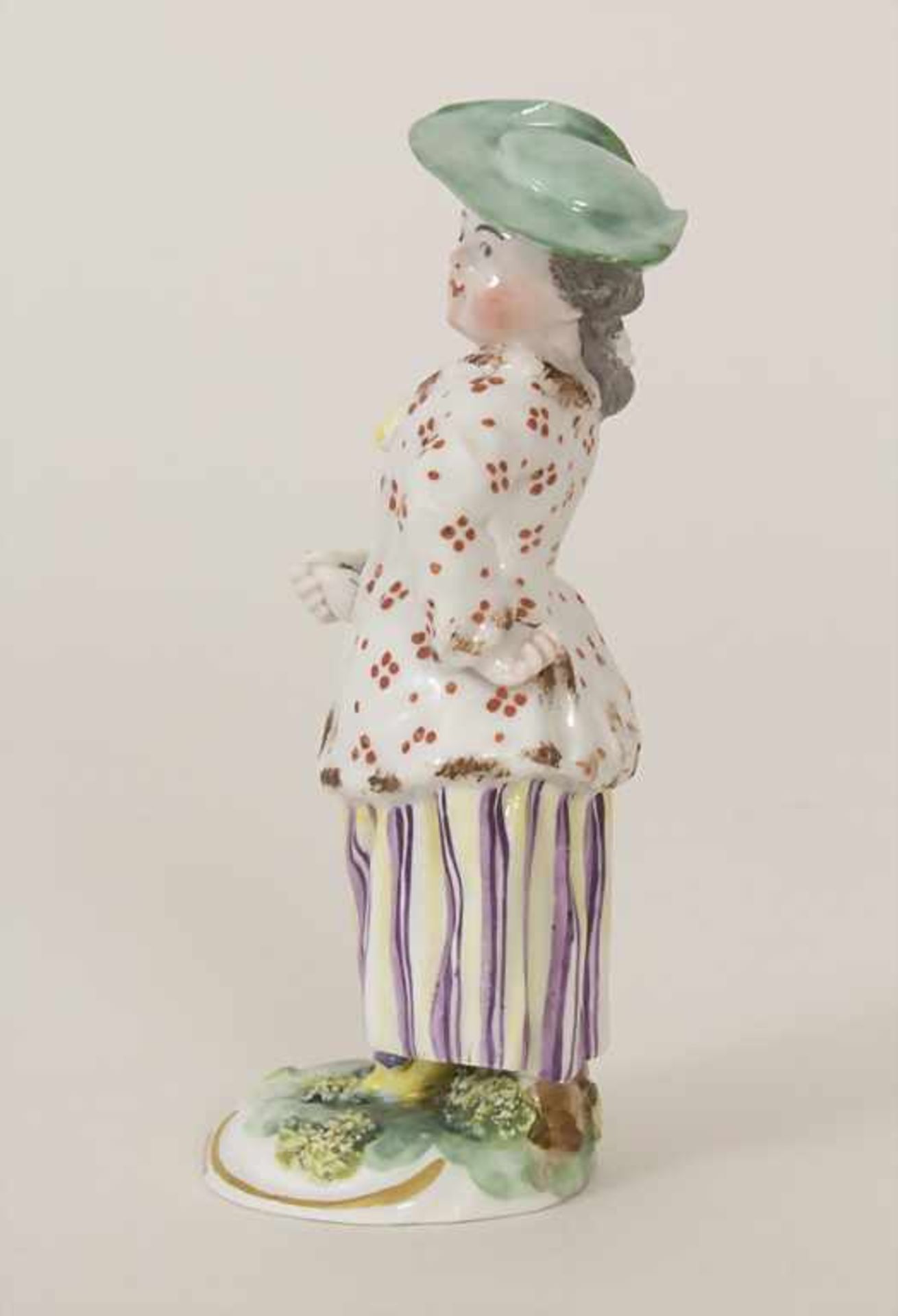 Mädchen / A girl, Frankenthal, 1782Material: Porzellan, glasiert und farbig staffiert,Marke: - Image 4 of 5