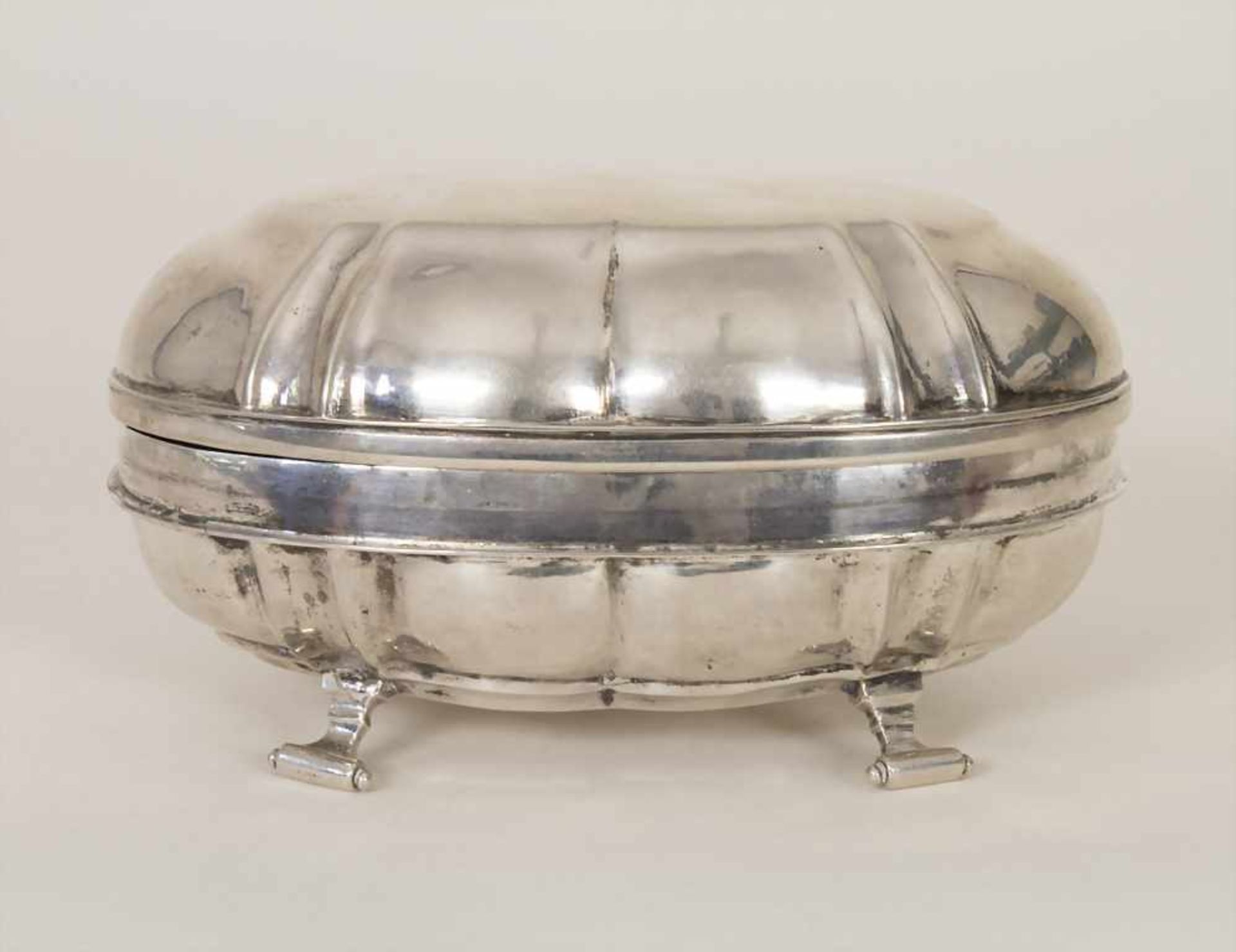 Barock Dose / A Baroque silver box, norddeutsch, 18. Jh.Material: Silber 13 Lot,Punzierung: