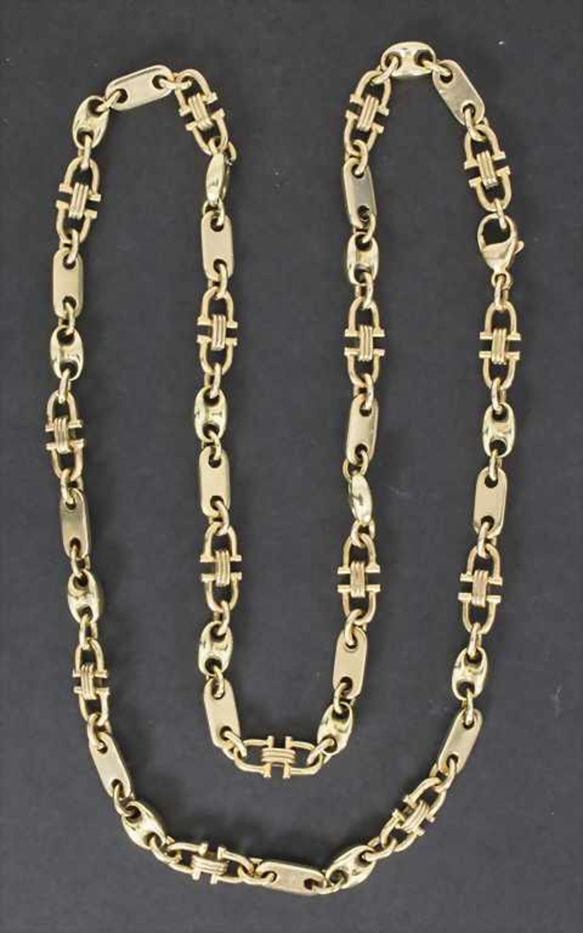 Halskette in Gold / A necklace in goldMaterial: Gold Au 585/00 14 Kt,Länge: 60 cm,Gewicht: 55,0 g,