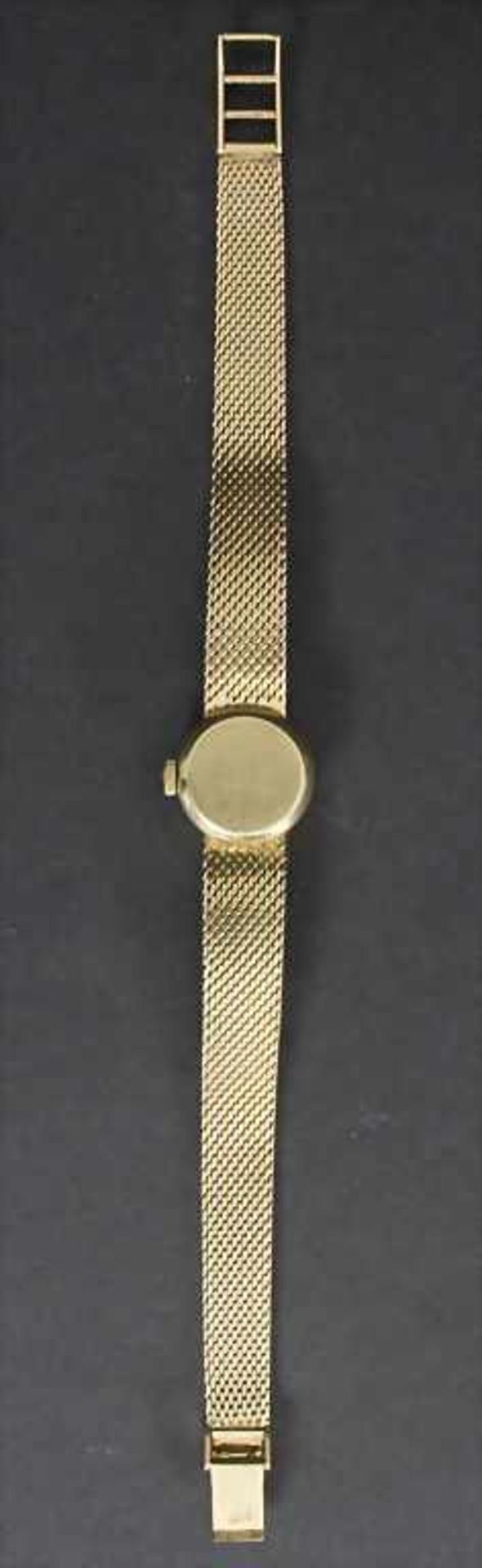 Damenuhren / A ladies wrist watch, Dugena, um 1960Material: GG 585/000,Werk: Handaufzug,Zifferblatt: - Image 3 of 4