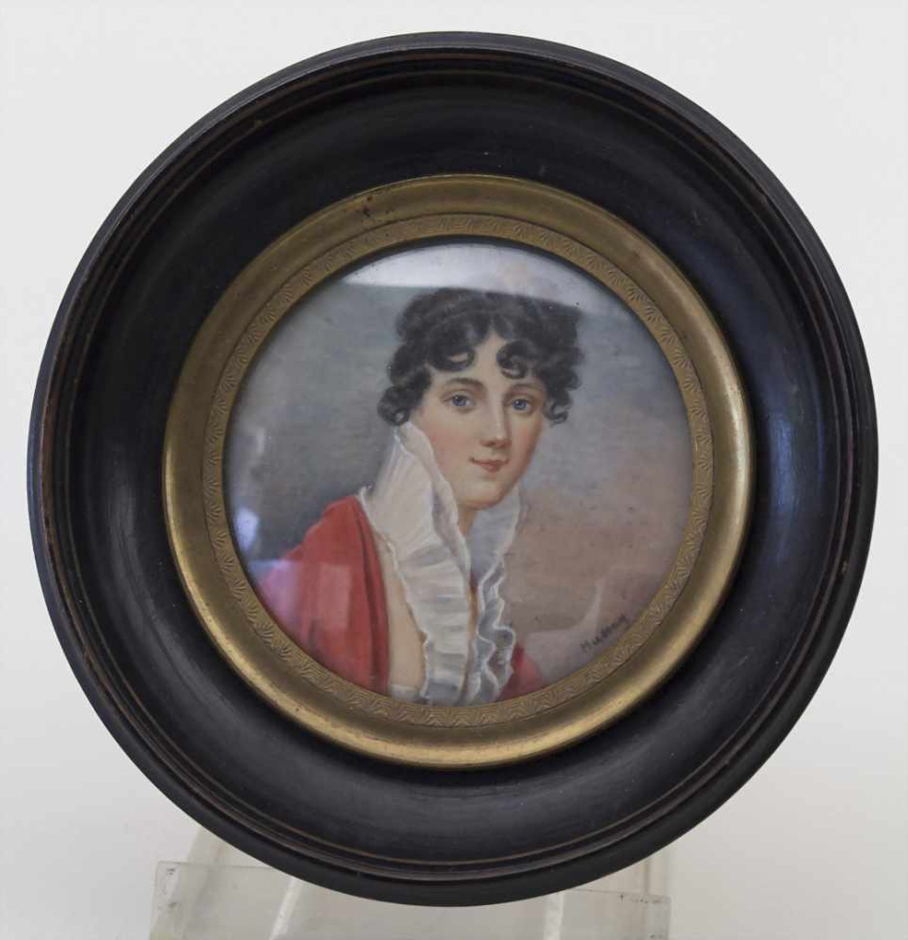Miniatur Porträt der Claire de Vergennes, Comtesse de Rémusat (1780-1821) / A miniature portrait