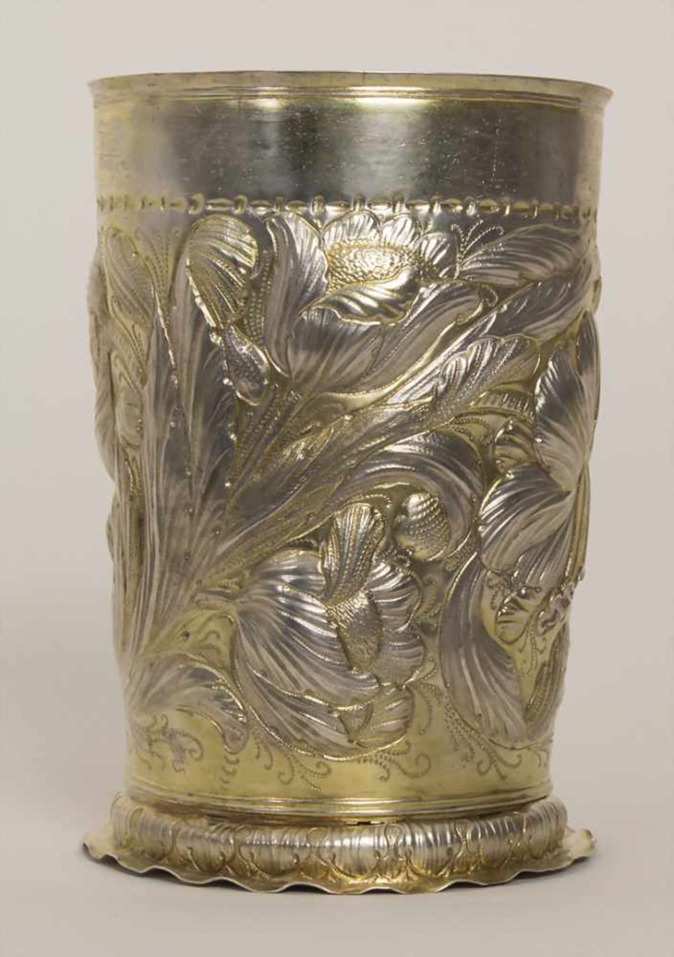 Großer schlesischer Prunkbecher / A large Silesian silver beaker, Christian Metze d. Ä., Ohlau, um - Image 2 of 8