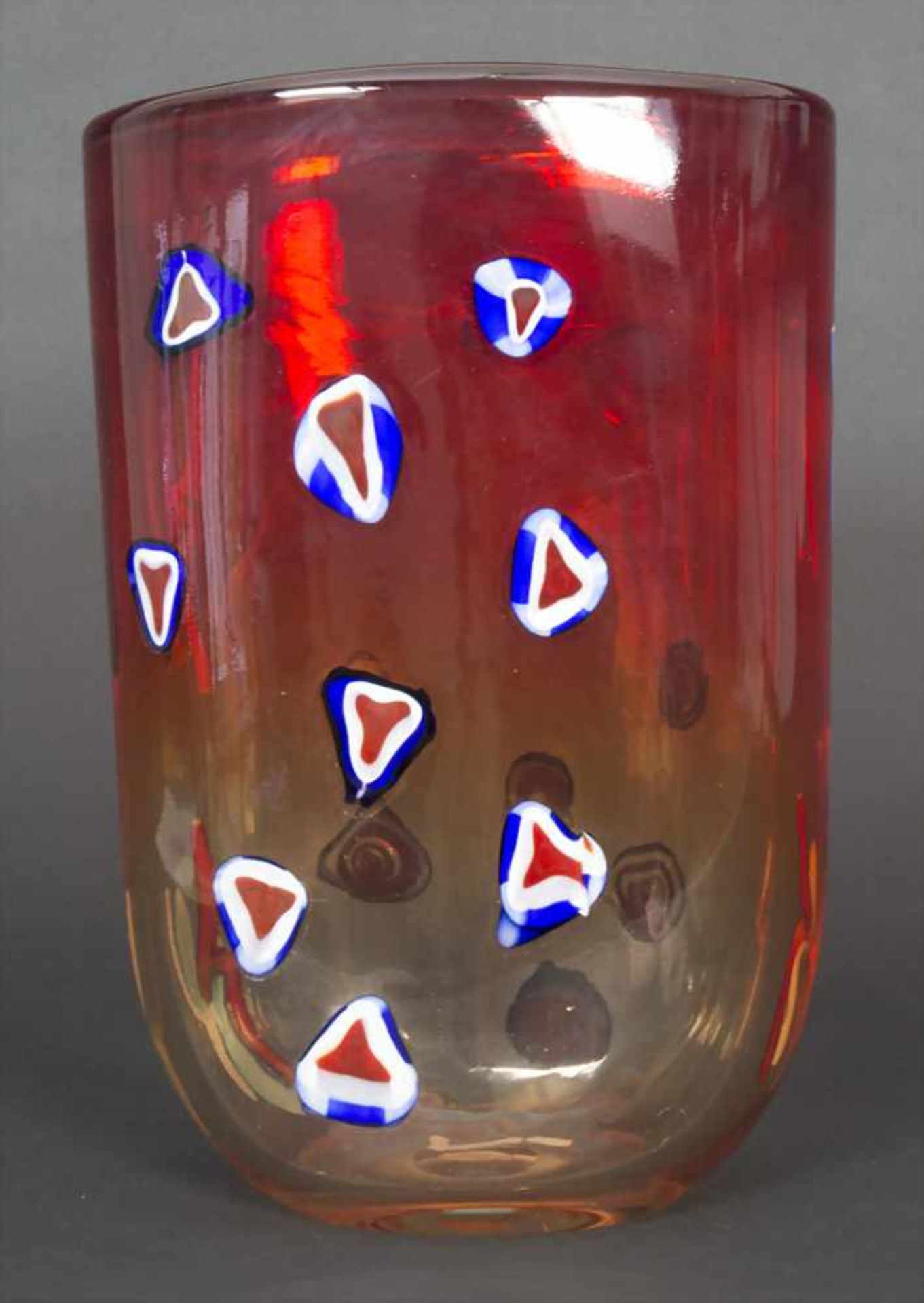 Ziervase / A decorative vase, Murano, wohl Vetreria Vistosi, 60/70er JahreMaterial/Technik: