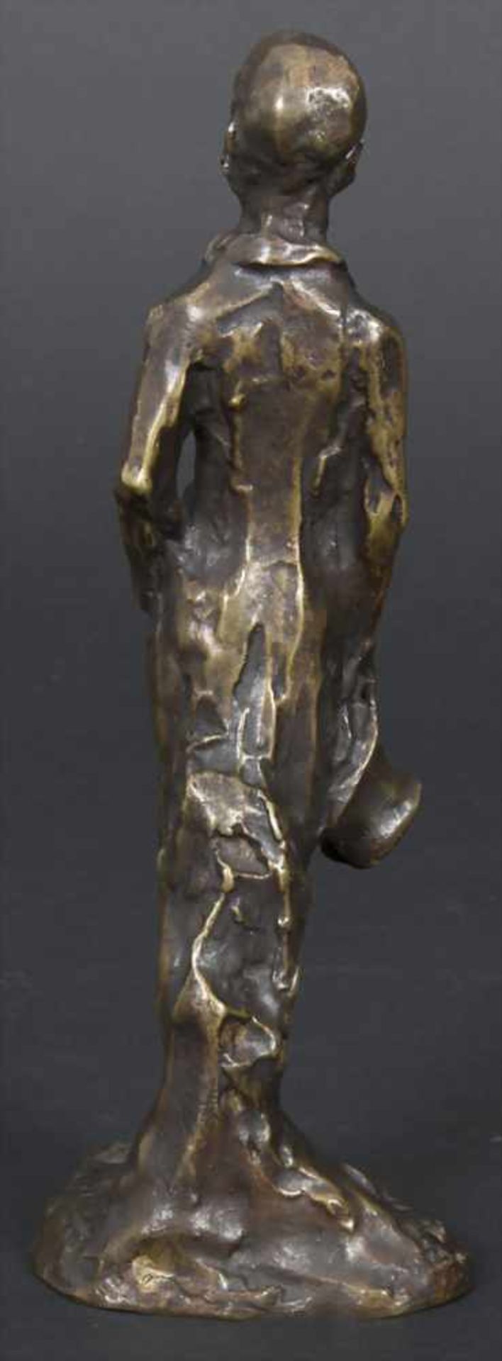 Eleganter Herr mit Zylinder, Daumier Honore, franz. Bildh., 1808-1879Material: Bronze, braun - Image 3 of 6