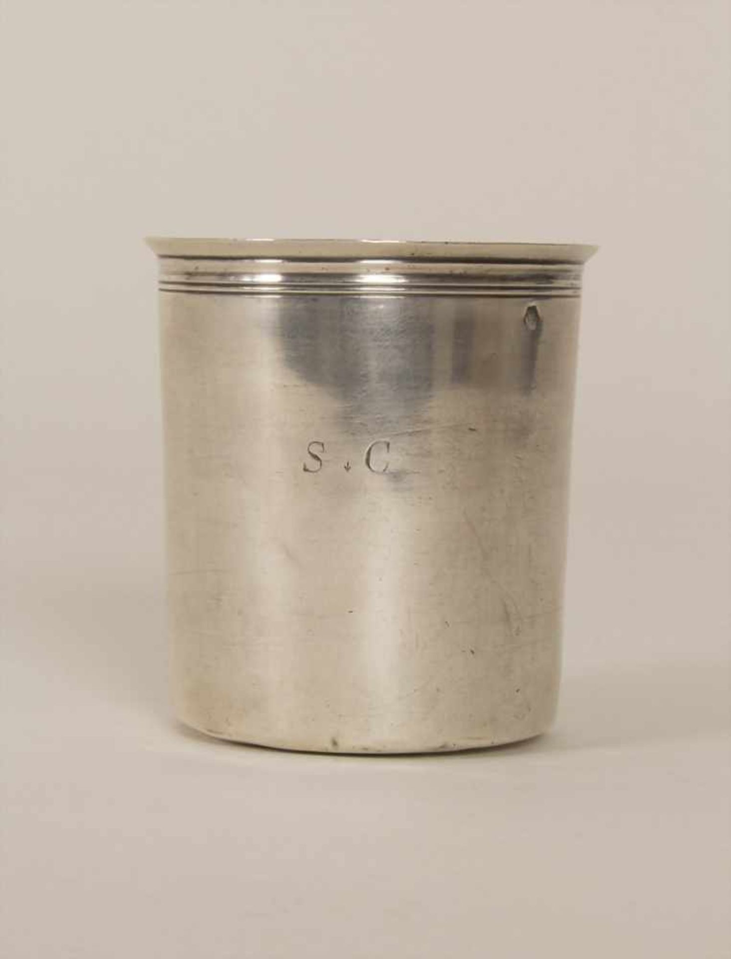 Silberbecher / A silver beaker, Lyon, 1819-1838Material: Silber 950/000, Punzierung: