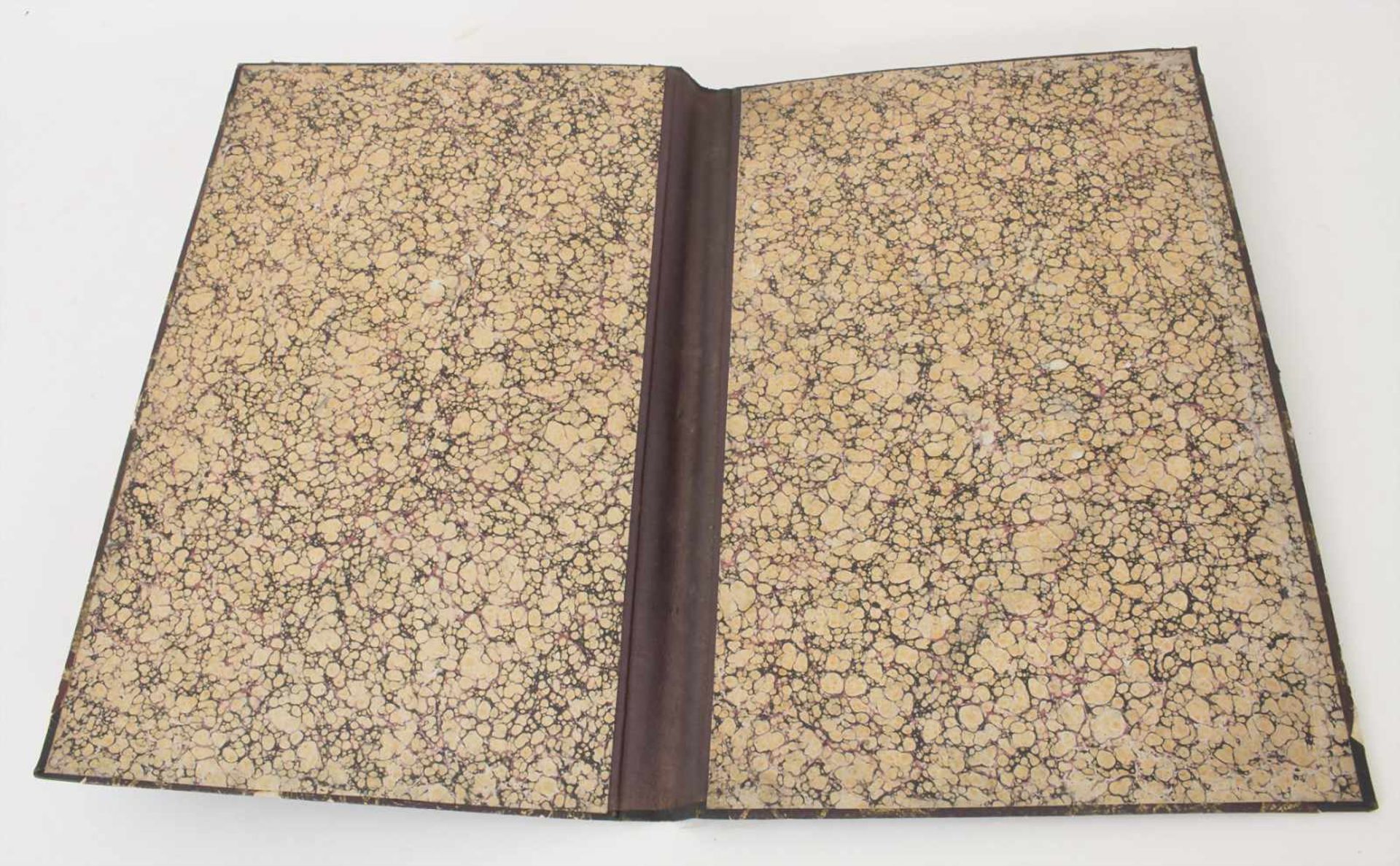 Dokumentenmappe / Document folder, Großherzogtum Hessen, um 1900Material: Dokumentenmappe, geprägter - Bild 3 aus 3