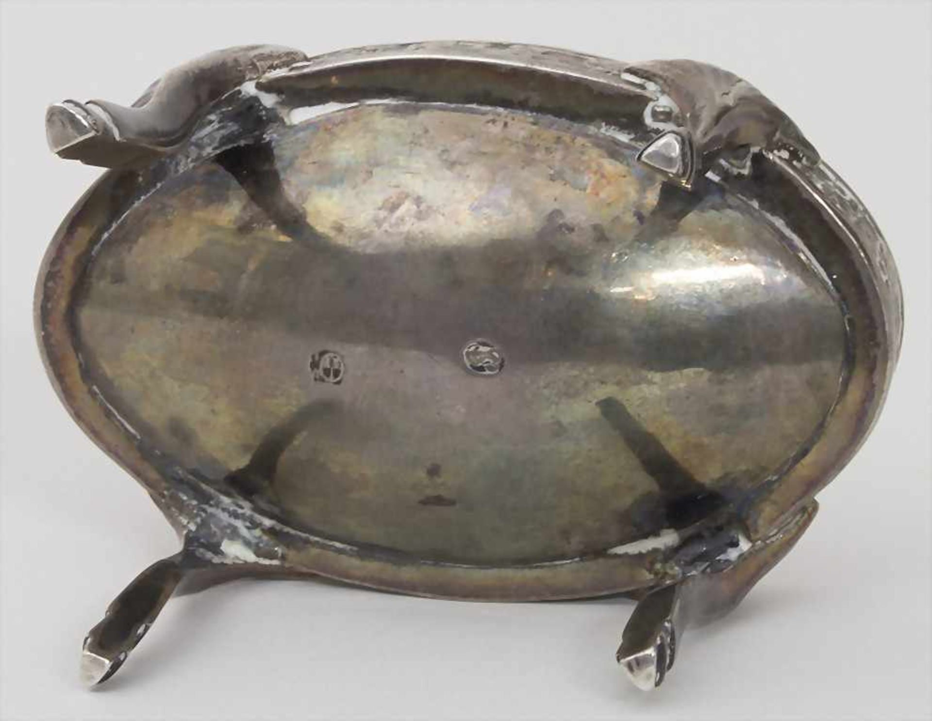 Empire Saliere / An Empire silver open salt, IG Sedelmayer, Wien, um 1807Material: Silber, 13 Lot, - Bild 6 aus 8