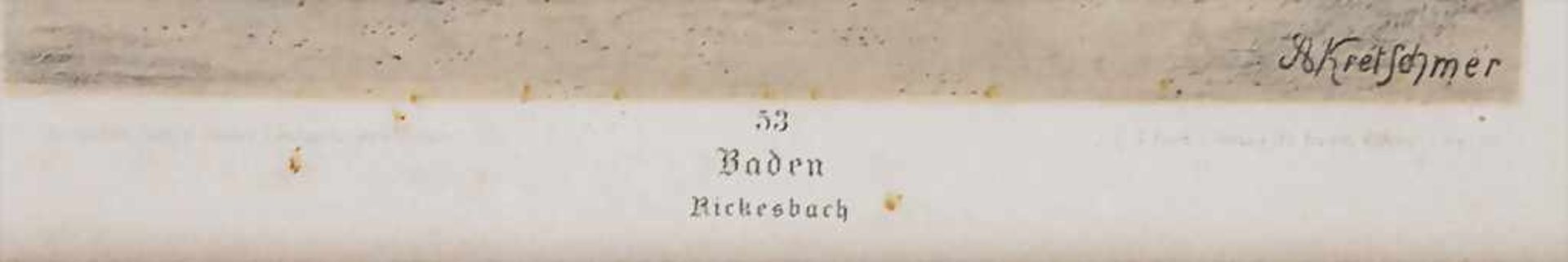 G. Leutzsch nach A. Kretschmer, Trachtenstudie 'Baden Rickesbach' / A study of traditional - Bild 3 aus 4