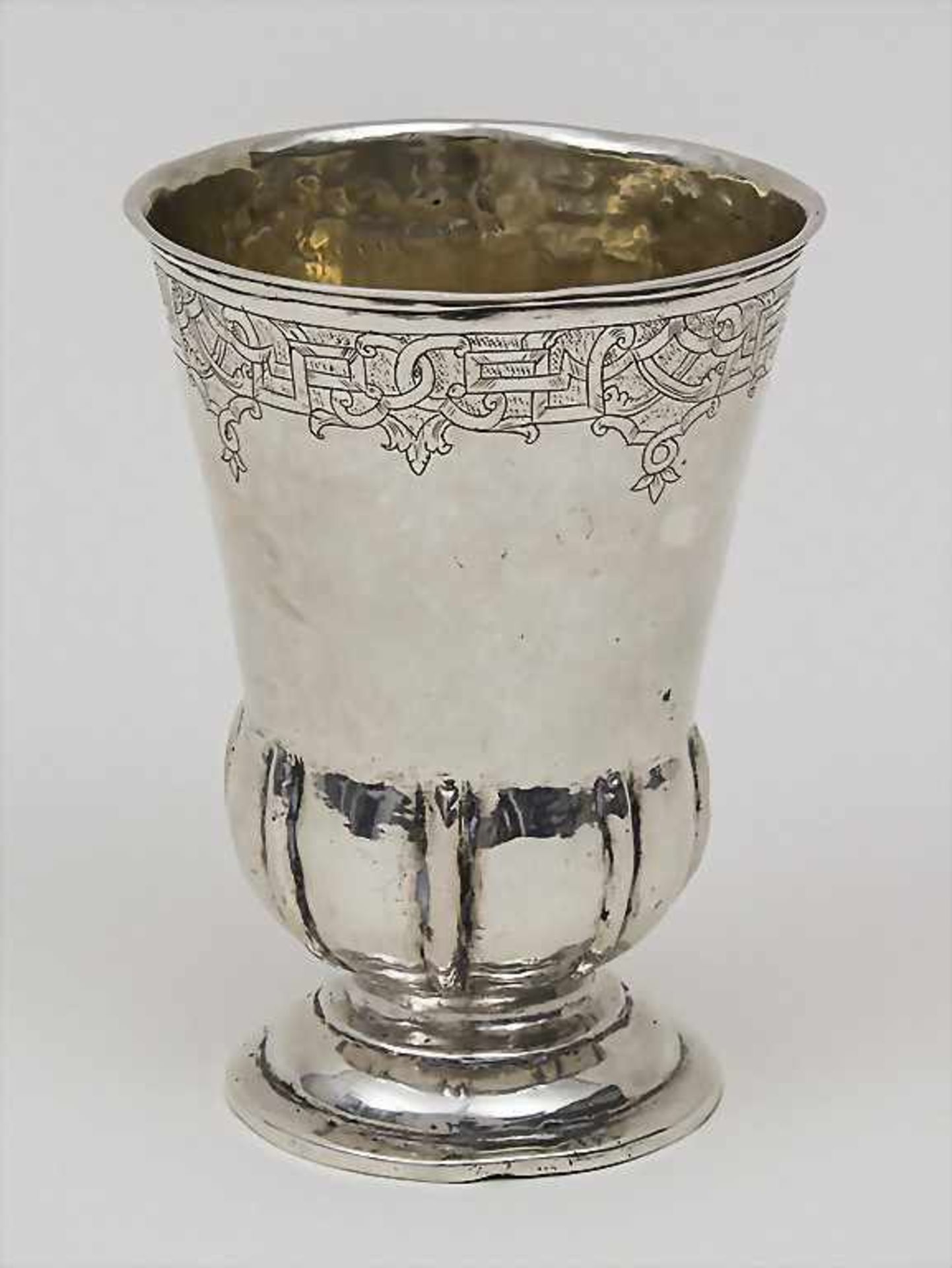 Barock Becher / A baroque beaker, Georg Wilhelm Schedel (unsicher) Frankfurt, um 1730Material: