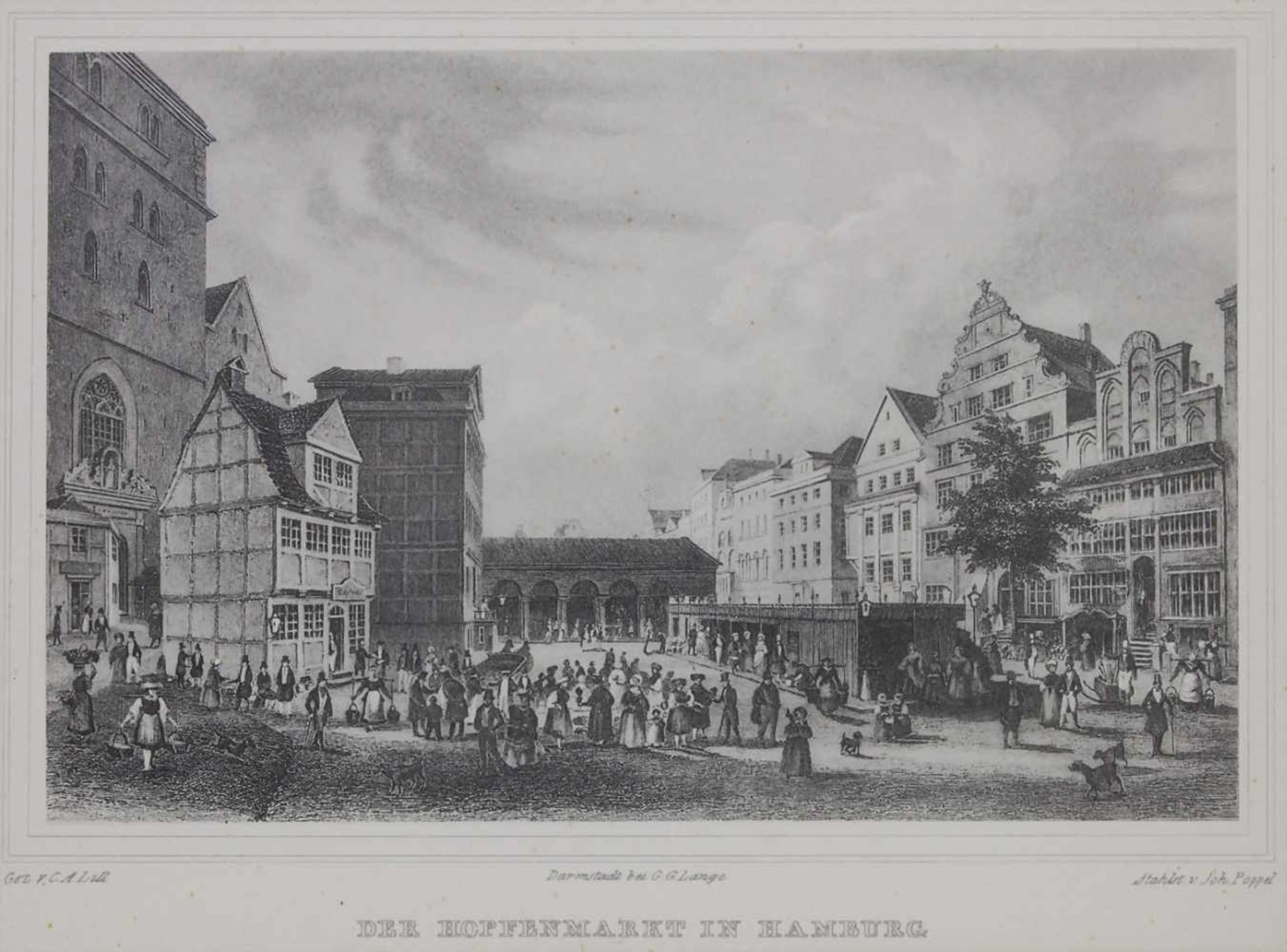 Konvolut 3 historische Ansichten Hamburgs / A set of 3 historic views of HamburgTitel: Blankenese, - Bild 2 aus 4