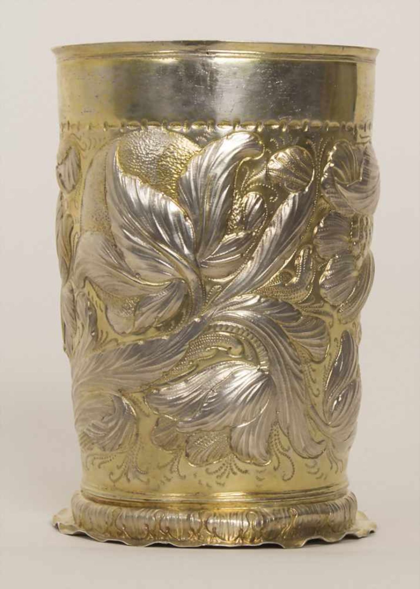 Großer schlesischer Prunkbecher / A large Silesian silver beaker, Christian Metze d. Ä., Ohlau, um - Image 3 of 8