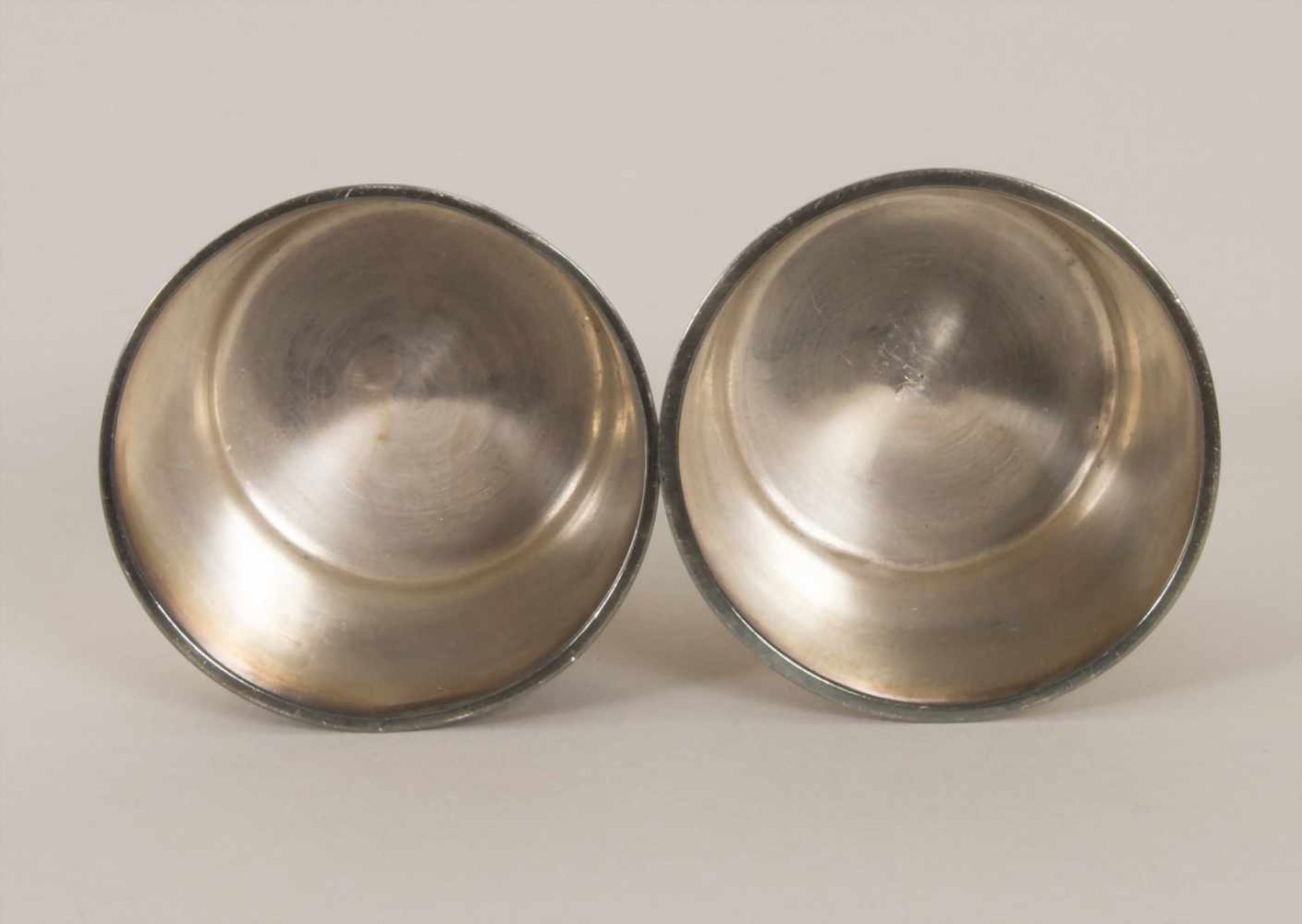 2 Miniatur Empire Becher / 2 miniature silver beaker, Paris, um 1810Material: Silber 950, - Bild 2 aus 5