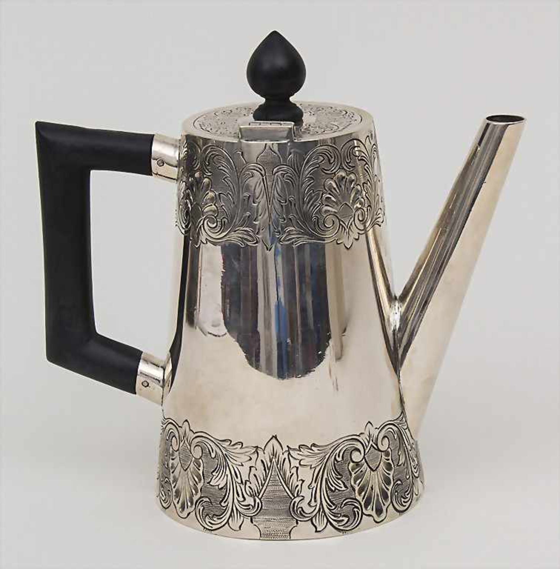 Mokkakanne / A mocha pot, Josef Carl Ritter von Klinkosch, Wien/Vienna, um 1880Material: Silber, - Image 2 of 3