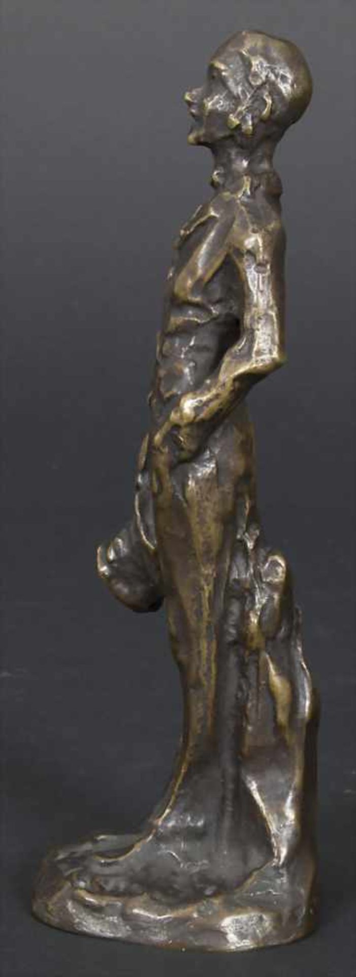 Eleganter Herr mit Zylinder, Daumier Honore, franz. Bildh., 1808-1879Material: Bronze, braun - Image 2 of 6