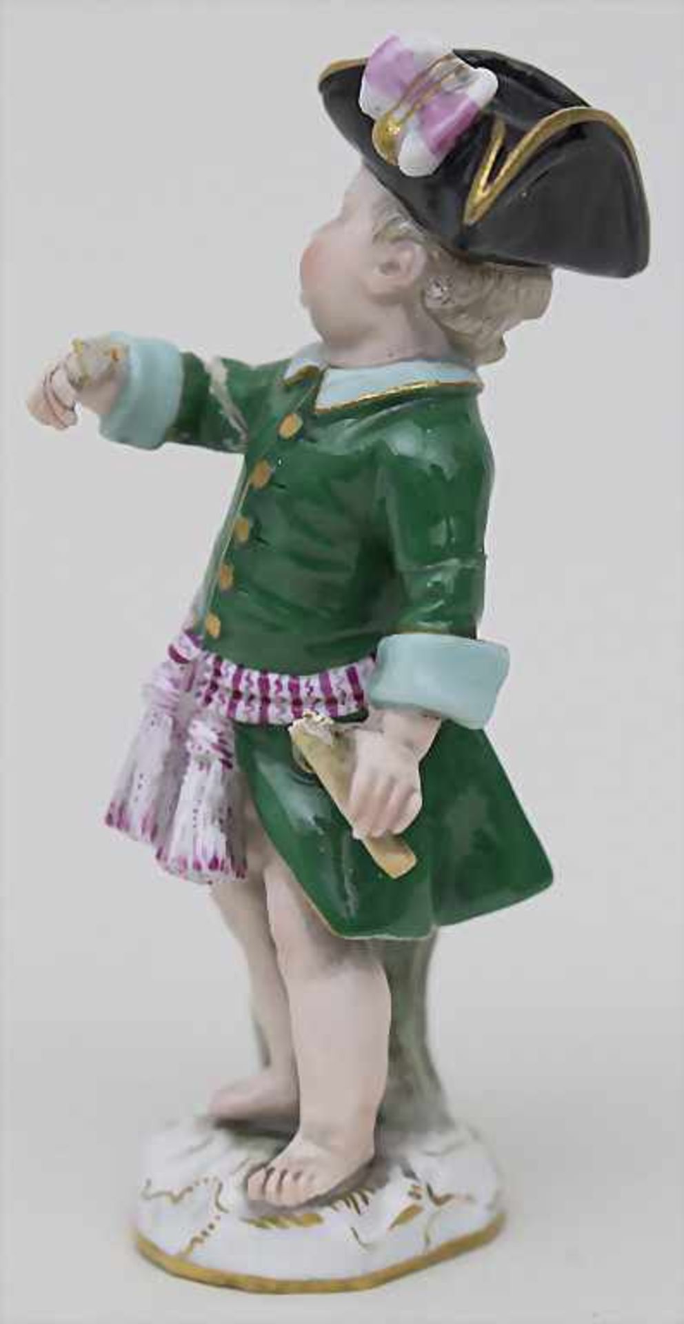 Kleine verkleidete Amorette / A small disguised amoretto, Meissen, 19. Jh.Material: Porzellan, - Bild 2 aus 9