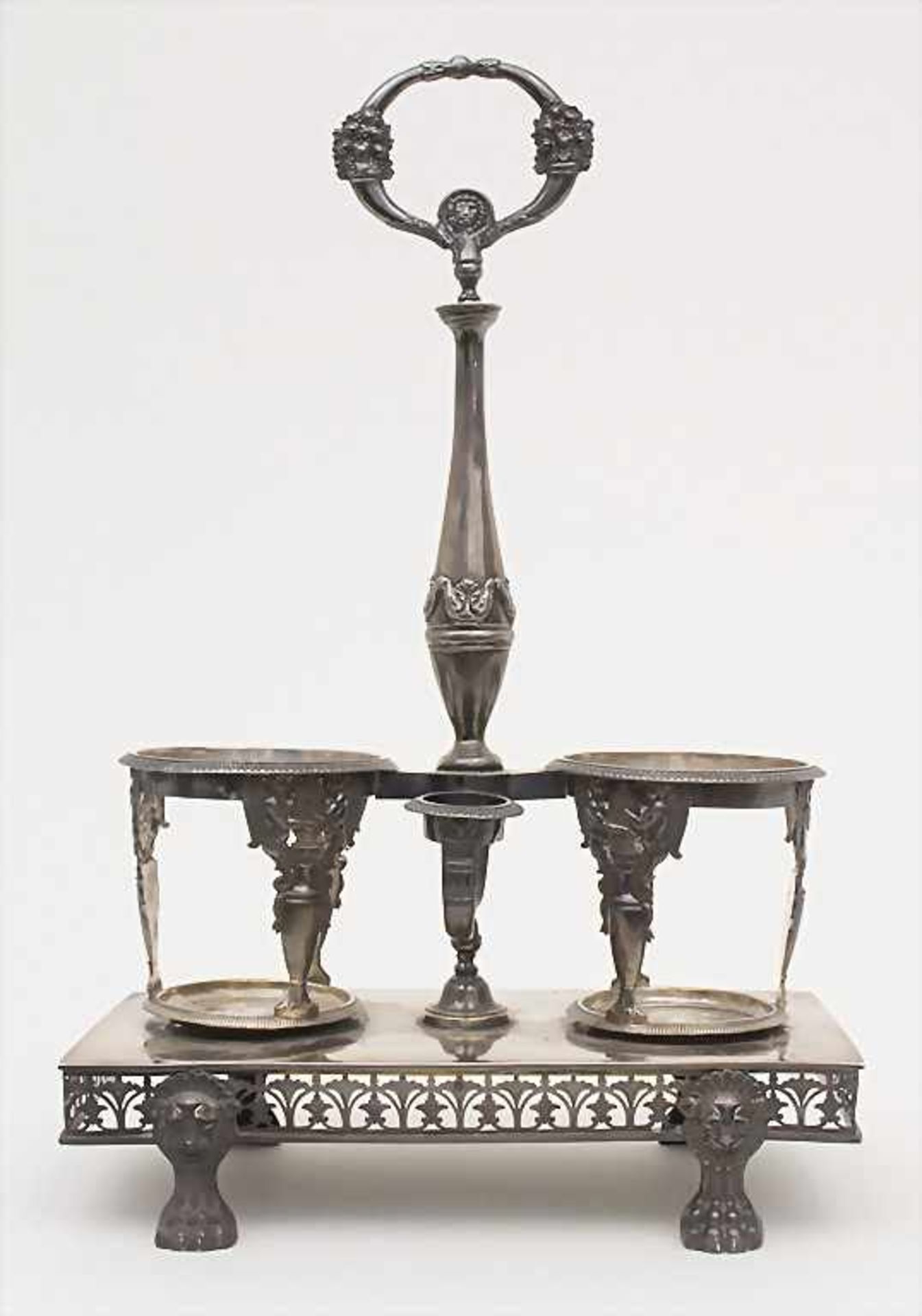 Empire-Menage / A silver cruet stand, Meister Jean-Pierre Bibron, Paris, 1803-1809Material: Silber