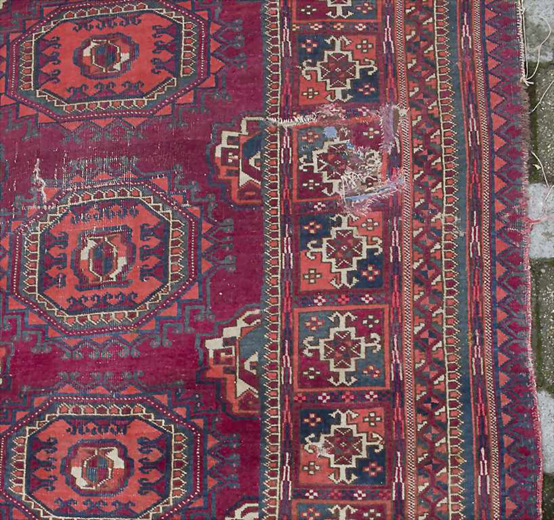 Orientteppich / An oriental carpetMaterial: Wolle,Maße: 276 x 153 cm, Zustand: gut, partiell - Bild 3 aus 4