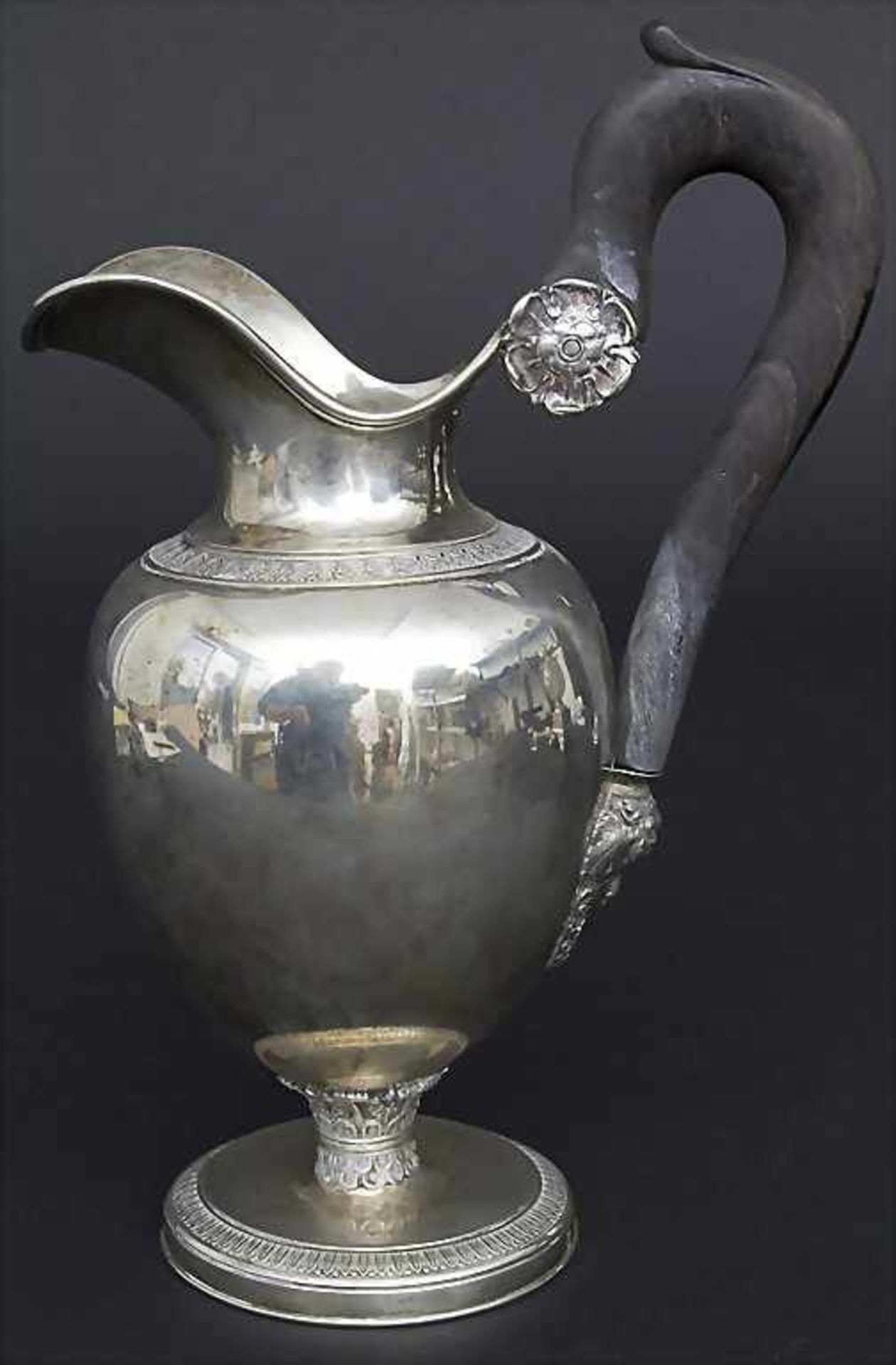 Empire Kaffeekern / An Empire silver coffee set, Belgien, um 1820Material: Silber 800, - Image 8 of 20