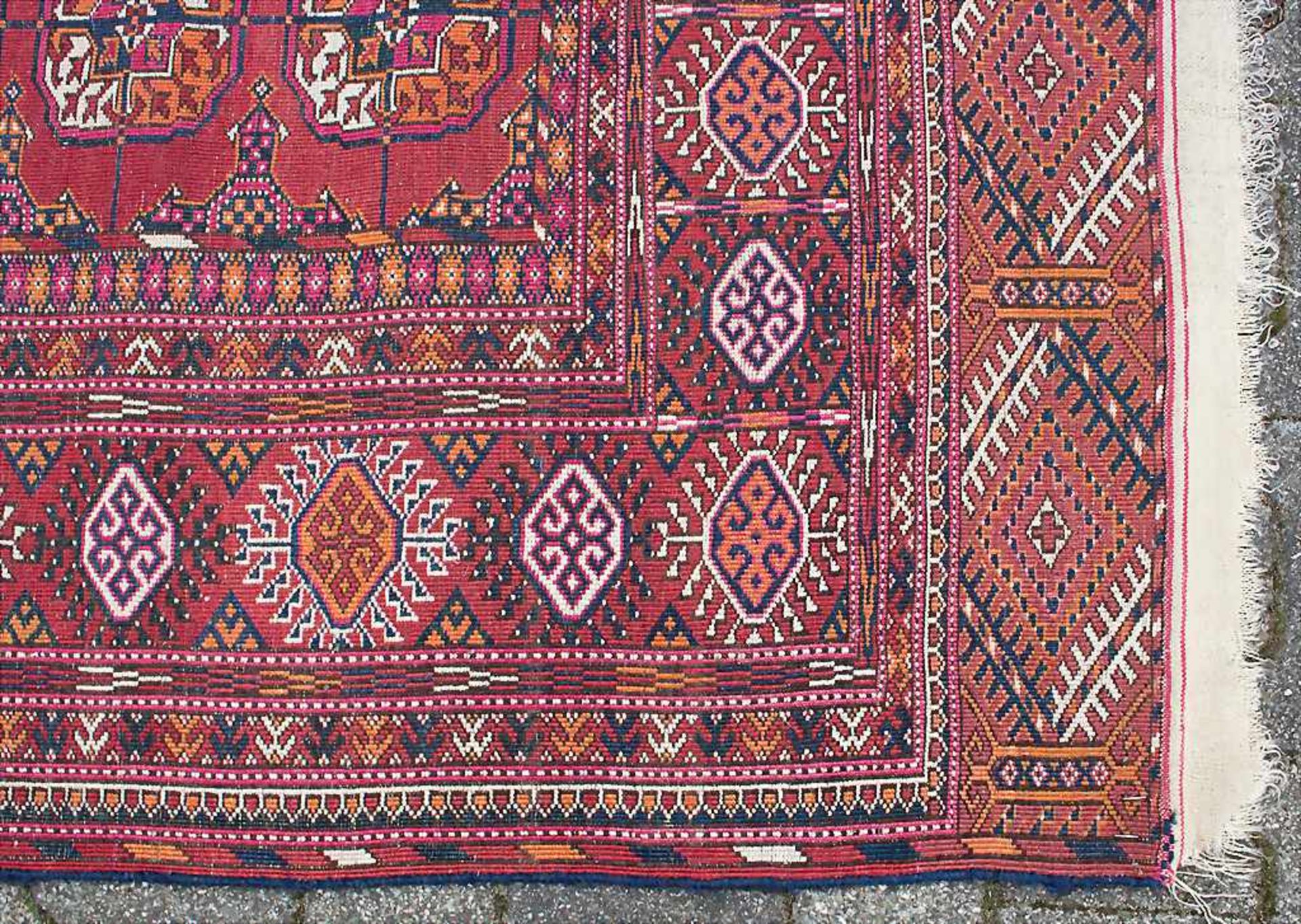 Orientteppich 'Belutsch' / An oriental carpet 'Belutsh'Material: Wolle, Maße: 218 x 135 cm, Zustand: - Bild 5 aus 5