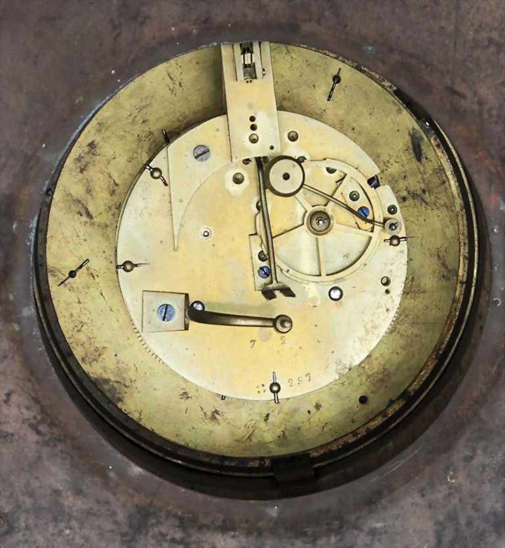 Louis-Seize-Wanduhr/ Clock, Jarossay Paris, um 1850reich geschnitztes rocaillereliefiertes - Image 3 of 4