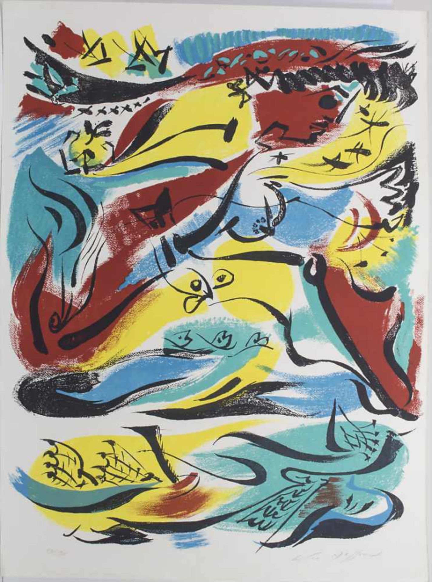 André Masson (1896-1987), 'Komposition'Technik: Farblithografie auf Velin (BFK Rives), Signatur: