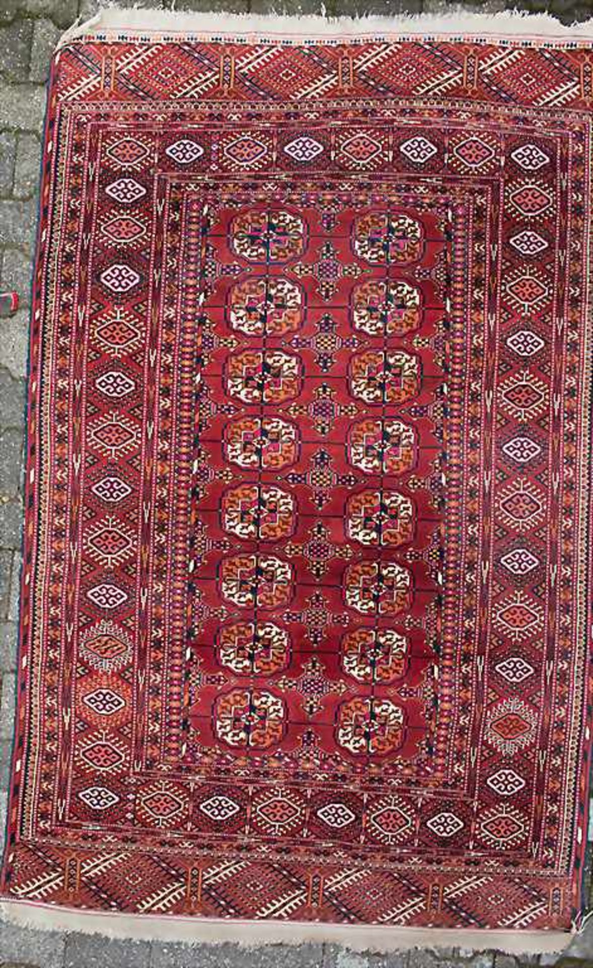 Orientteppich 'Belutsch' / An oriental carpet 'Belutsh'Material: Wolle, Maße: 218 x 135 cm, Zustand: