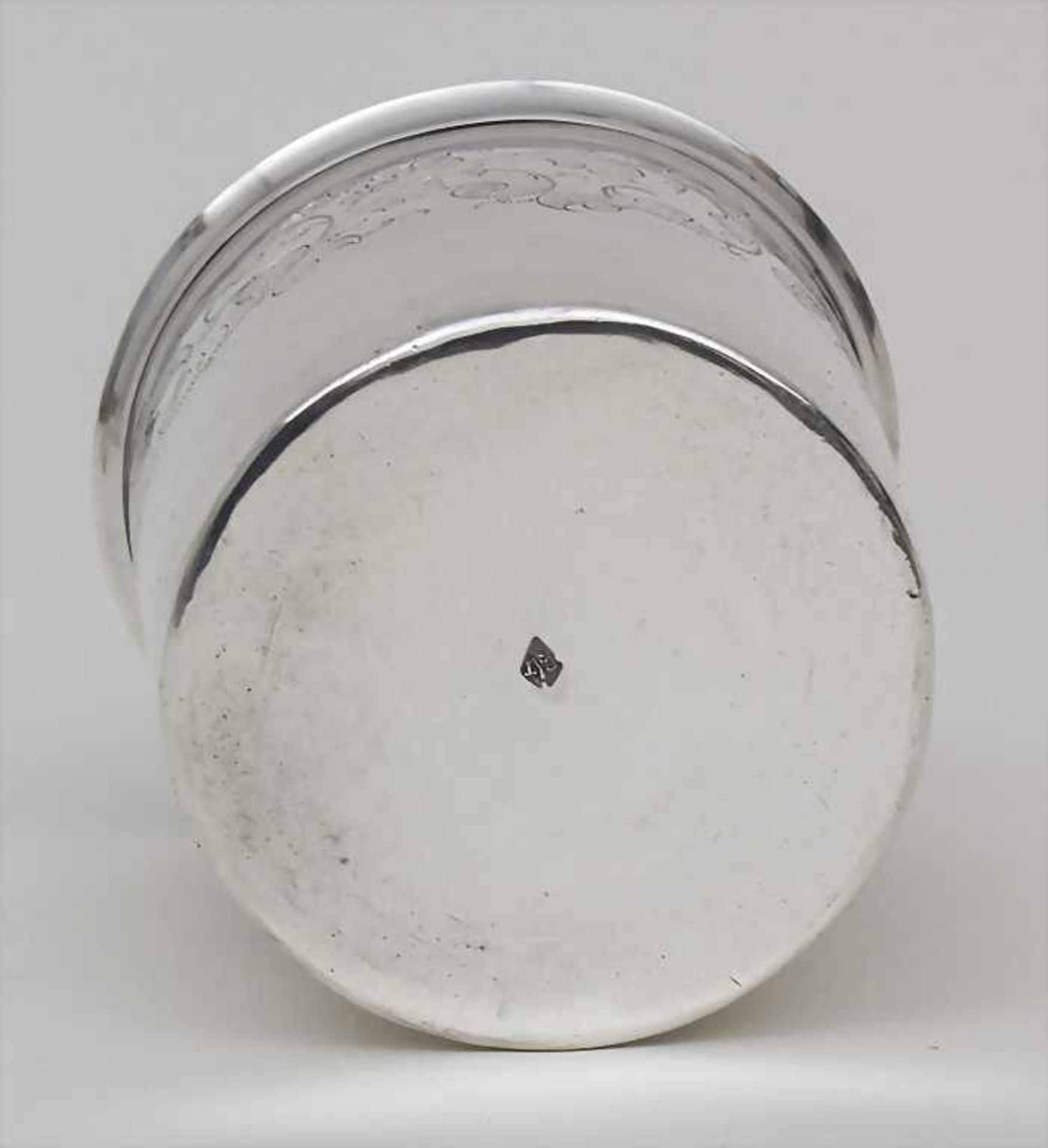 Becher / A silver beaker, César Tonnelier, Paris, um 1850Material: Silber 950, umlaufend schöne - Bild 6 aus 9
