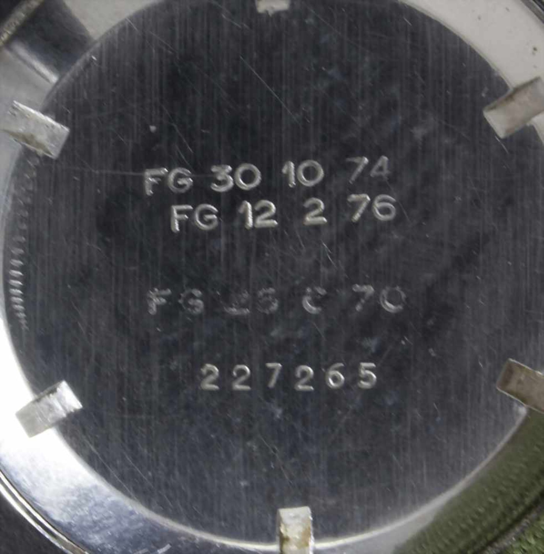 DODANE, Fliegerchronograph, Französische Luftwaffe, 1968Gehäuse: Stahl, mit geschraubtem Stahlboden, - Image 3 of 3