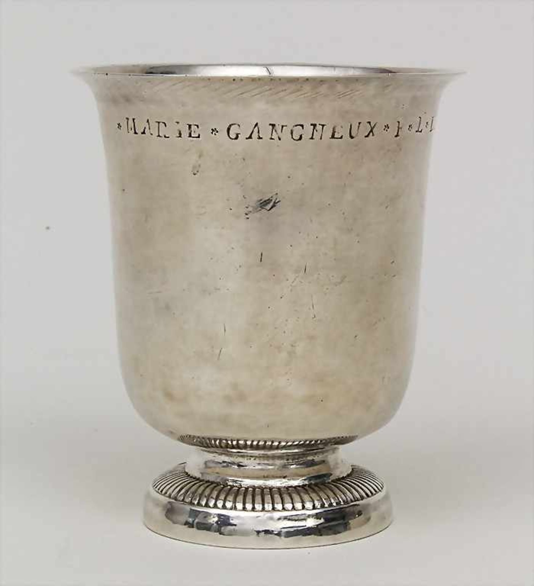 Barock Becher / A beaker, Jean Fabryt, Tours 1745Material: 950er Silber, Punzierung: Stadtmarke,
