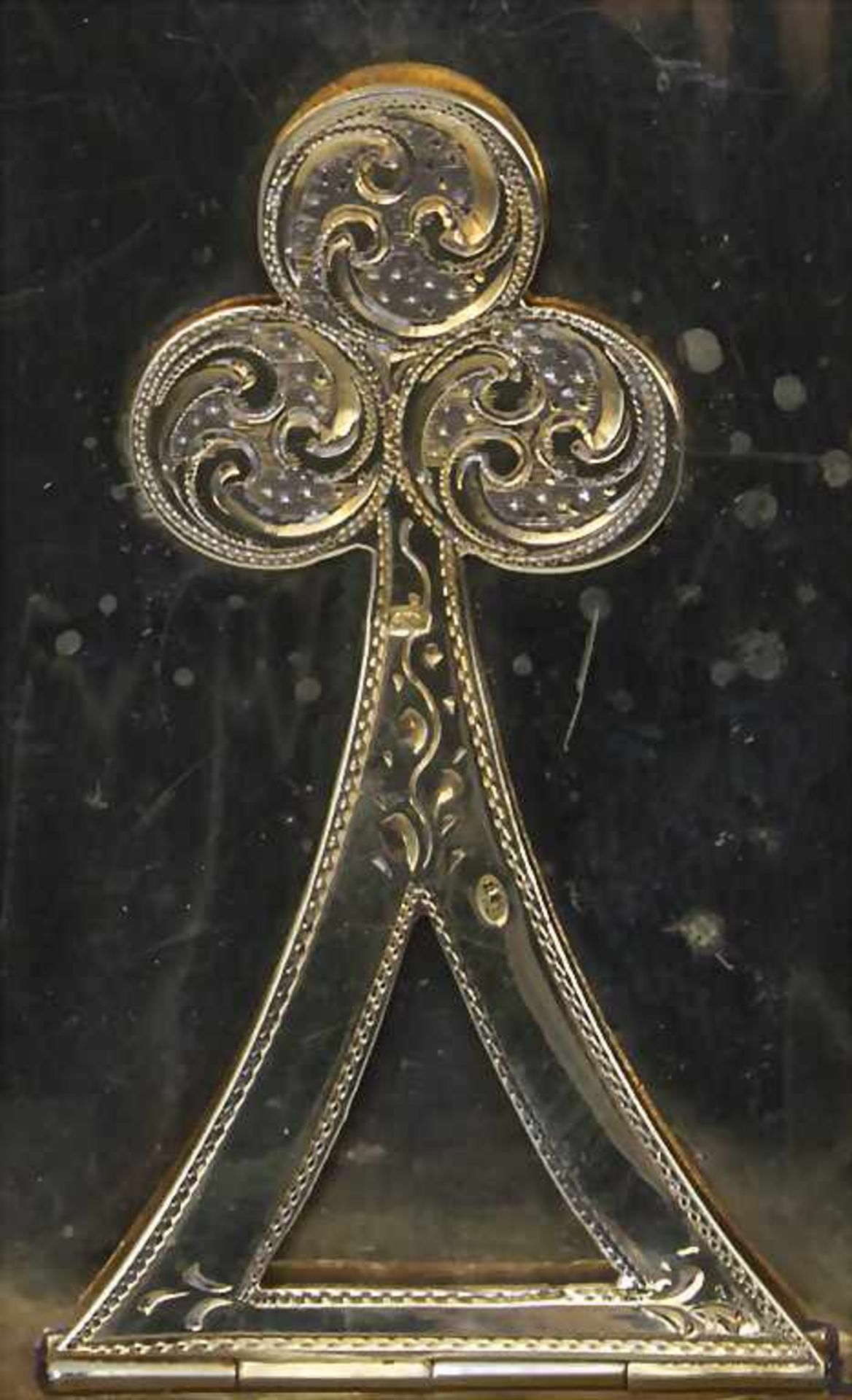 Art Déco Silberbörse an Kette / Silber Täschchen / An Art Deco silver purse, um 1920Material: - Image 3 of 4