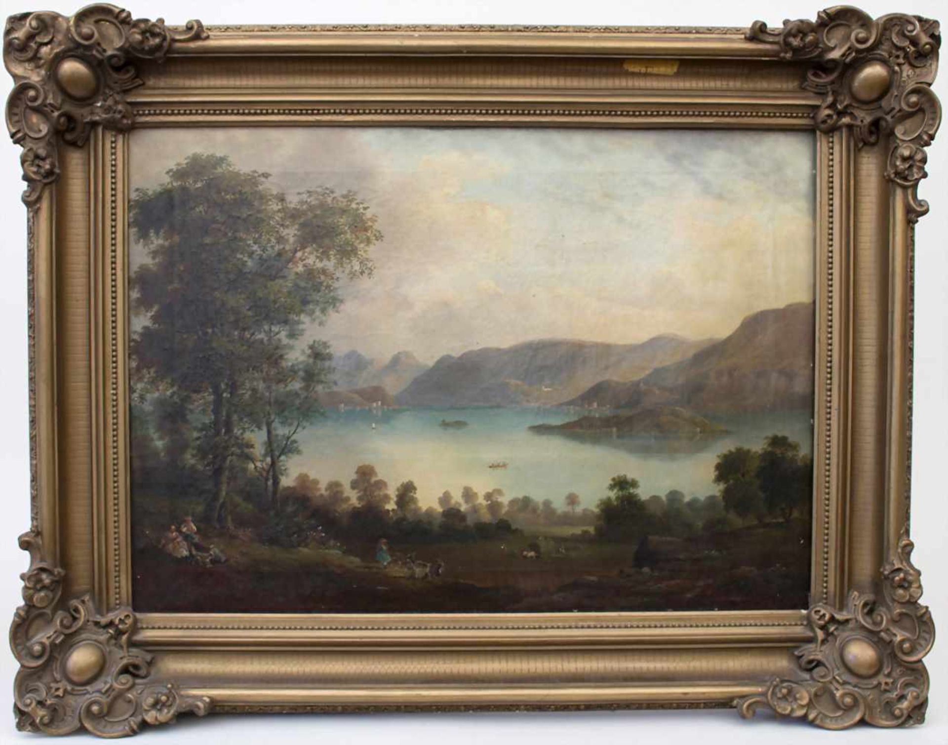 Anton Winterlin (1805-1894) (Zuschreibung / Attributed) , 'Der Bieler See mit der Petersinsel' / ' - Image 2 of 8