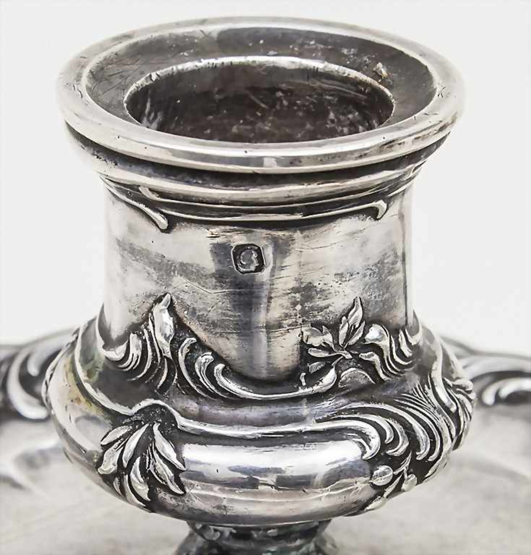Handleuchter / A portable candlestick, Edmond Tetard, Paris, 1880-1903Material: 950 Silber, - Bild 2 aus 3